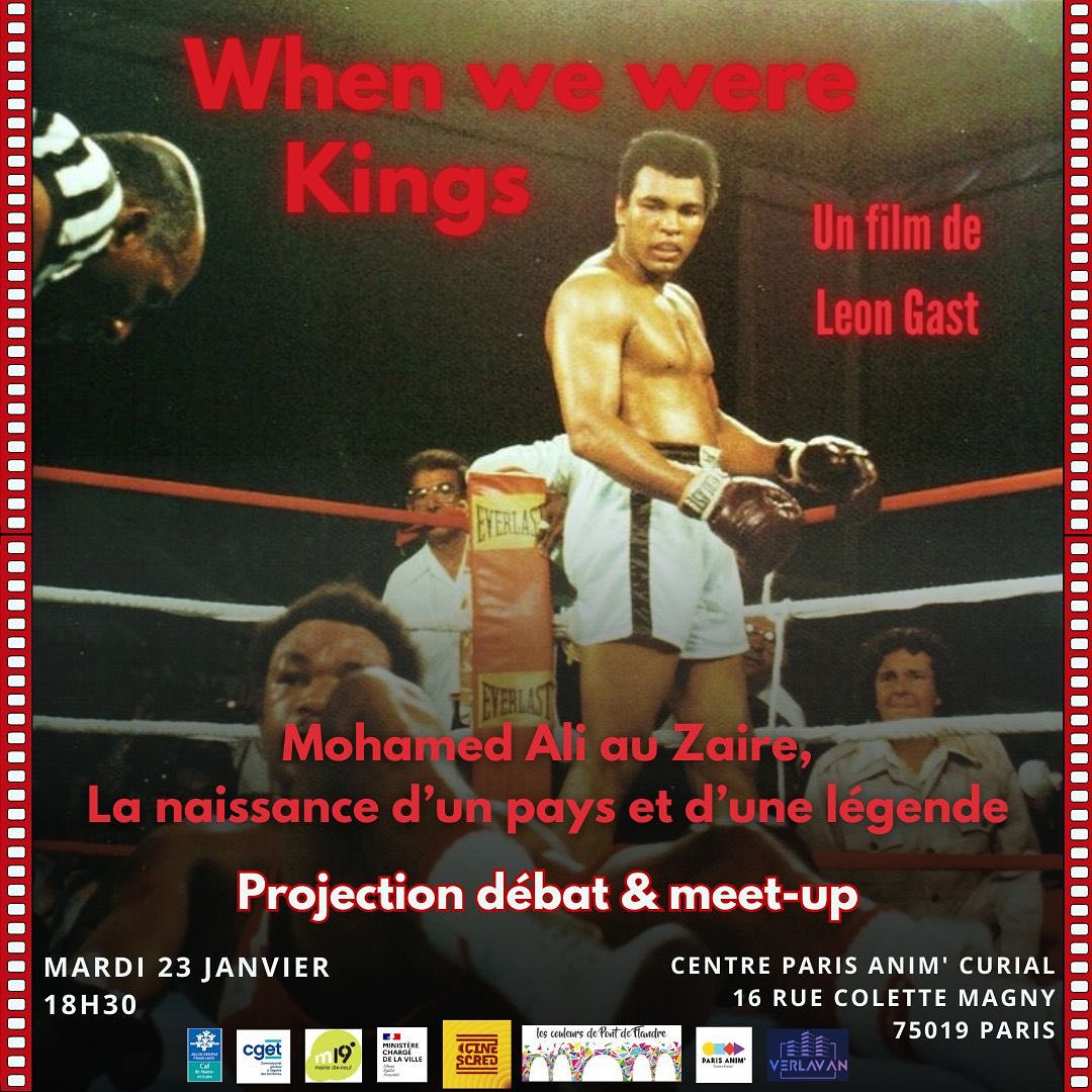 Ce soir c’est la reprise de notre ciné club, le @cinescred ! Pour bien commencer l’année nous avons décidé de programmer un film coup de poing 👀✅
Motivant et qui croise plusieurs thématiques : musique, boxe, identité, politique et engagement ⭐️
Forte affluence en perspective ! Plus de 160 personnes ont réservé 😎 Preuve de l’attractivité de notre ciné club mais aussi de la figure intemporelle de Mohamed Ali 🥊 !
A bientôt les ami(e)s des couleurs 🫶