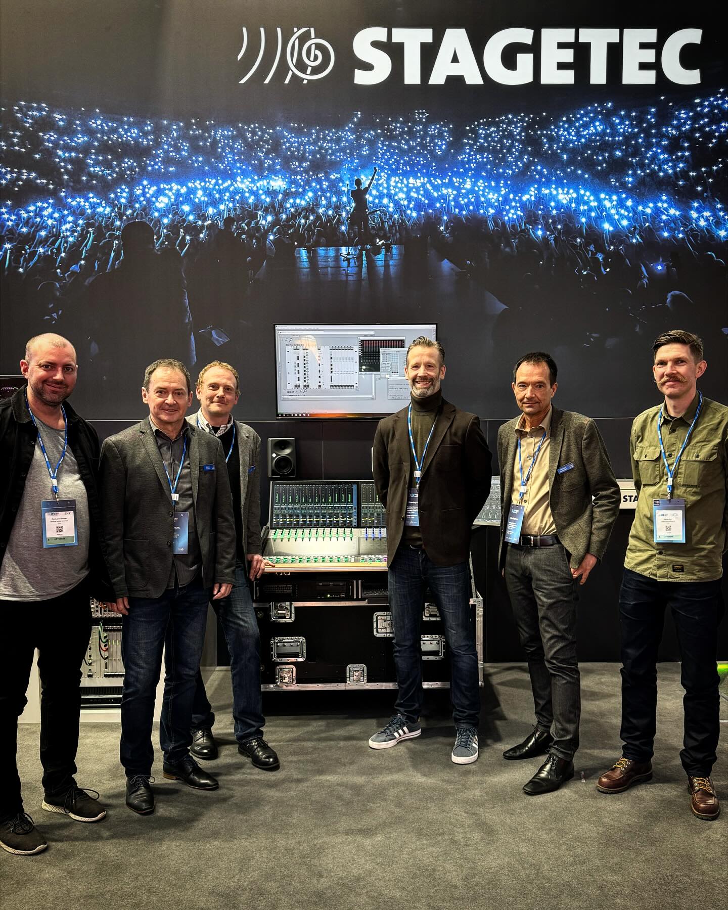 Kul första dag på ISE! Här står vi glada som nya distributörer för STAGETEC i Sverige. Så vill ni ha fina mixerbord eller ljudmatriser med DSP av högsta kvalitet så finns vi här!
#wssab @stagetec_gmbh