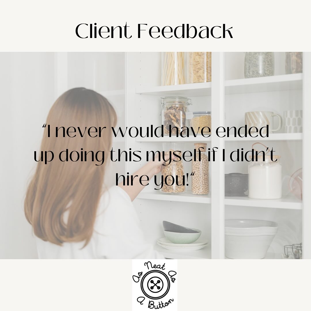 This is one of those statements I hear all the time. We all have best intentions to clear out the pantry, organize the basement, finally figure out our closet, but when it comes down to it, we don’t have the time, the energy, the bandwidth to actually do it. Hiring a professional organizer actually:
-gives you MORE time (I set up systems to make everything…just…easier)
-gives you the ability to use your energy where you really want to use it (see above)
-gives you MORE bandwidth by simplifying your surroundings
I’m ready to tackle any areas that you have the best intentions for, but just can’t seem to get done. 💪💖
Visit me at asneatasabutton.com and let’s chat about how I can help turn your intentions into reality.
.
.
.
.
#organized #organization #homeorganization #professionalorganizing #professionalorganization #homeorganizer #organizedhome #organizedlife #organizeyourlife #declutter #clearspaceclearmind #innerpeace #genevaillinois #stcharlesillinois