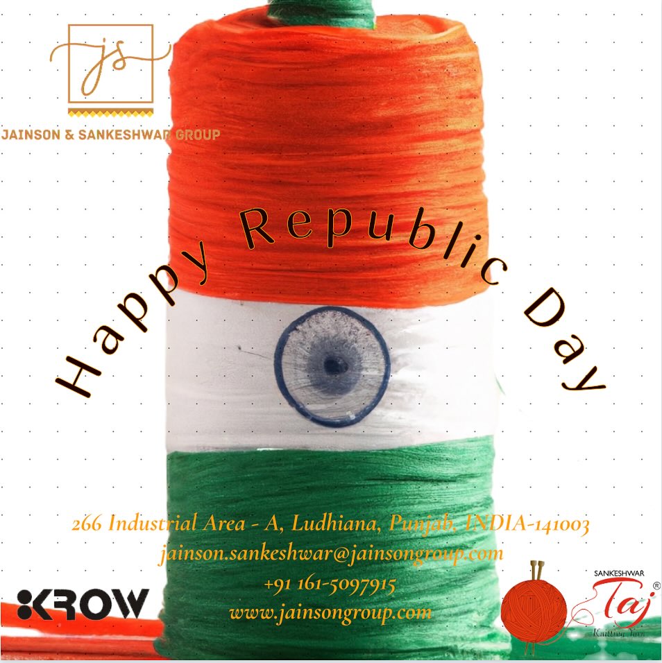 Saluting the spirit of unity and freedom on this Republic Day. Together, let’s celebrate the values that make our nation strong and resilient. Happy Republic Day from Jainson & Sankeshwar Group