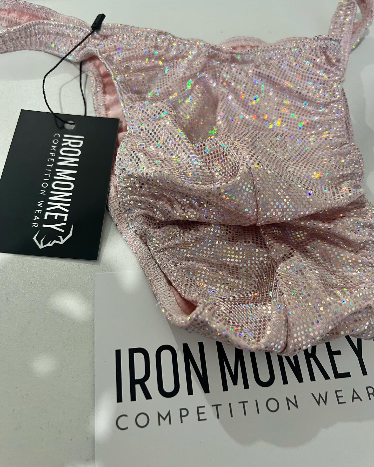 Some of our latest fabric ranges heading out to customers already. These ones are 🔥 Coronation Pink Shattered Glass , Powder Blue Shattered Glass, Silver/Black Shattered Glass and Olive Green Mystique. #ironmonkeywear #bodybuilding #posingtrunks #whatapair #handmade #stage #competition