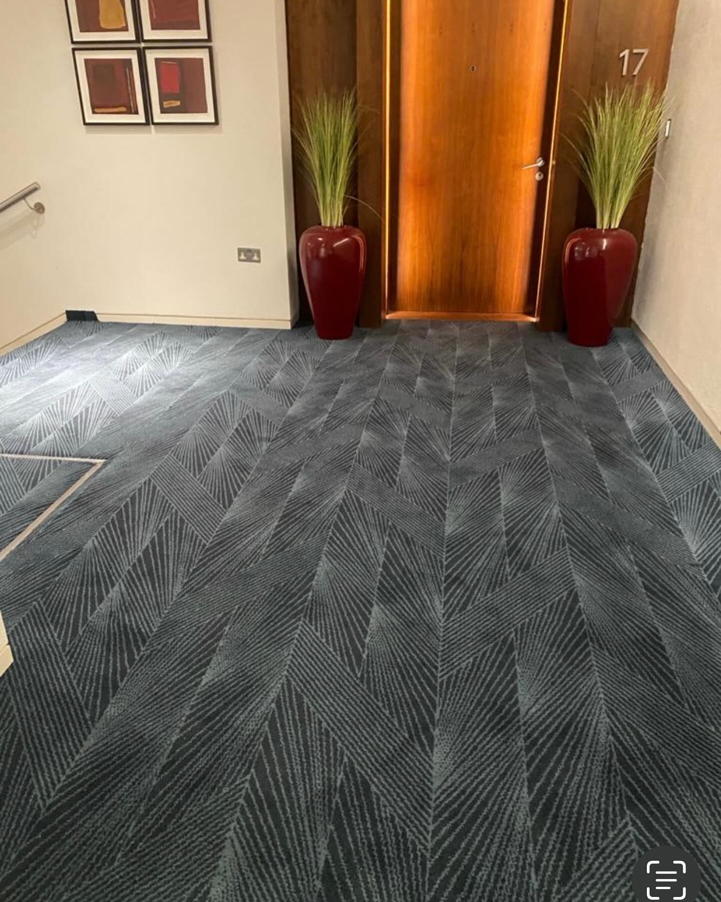 350m2 Ulster Carpets Axmnster laid to common parts in this stunning prestigious apartment block in Highgate. This carpet is custom made in 4.57m width ensuring no joins in wide corridors and the pattern redesigned from standard 4m width to 4.57m to ensure uniformity. @ulstercarpets