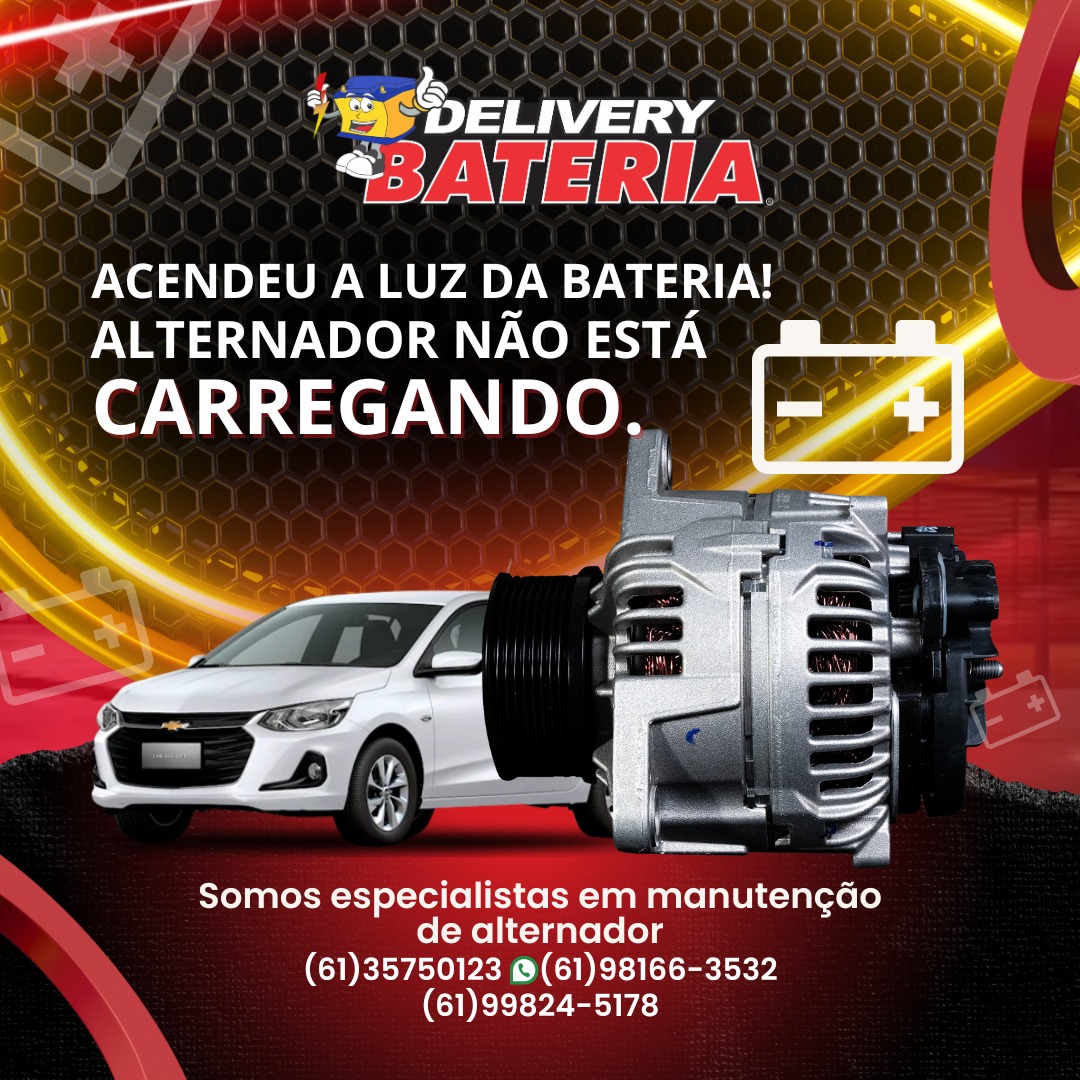 Ele é um componente que transforma a energia mecânica do motor a combustão em energia elétrica. O dispositivo também recarrega a bateria do seu carro, tornando mais eficiente a peça
Estamos prontos para te atender!
https://linktr.ee/deliverybaterias
* Vendas de peças
* Mecanica
* Auto socorro
* Vendas de baterias
Telefones:
(61) 3575 0123- Central de vendas
(61) 99824-5178 - Whatsapp
#vicentepiresbsb #vicentepires2 #vicentepiresrua5 #encontreivp #vicentepires #vicentepiresdf #vicentepiresrua10 #vicentepirestemdetudo #conhecendovicentepires #vicentepiresdivulga #vicentepiresbrasília #vicentepiresrua3 #vicentepiresrua4a