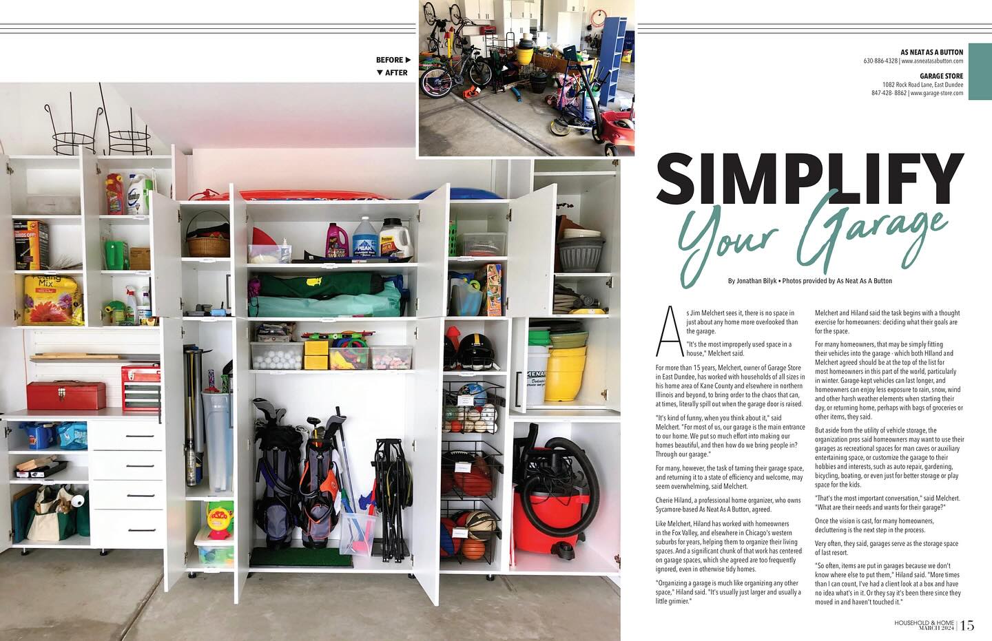 I am thrilled to be featured in two articles in this month’s Kane County Magazine! See what I had to say about garage and home organization in Simplify Your Garage and Design Dos & Don’ts. Click the link in my bio to read more. 💖
.
.
.
#kanecountymagazine #genevaillinois #genevail #stcharlesillinois #stcharlesil #bataviaillinois #bataviail #foxvalleyil #kanecountyillinois #kanecountyil #garageorganization #garageorganizing #homeorganizing #homeorganization #homeorganizer #foxvalleyorganizing