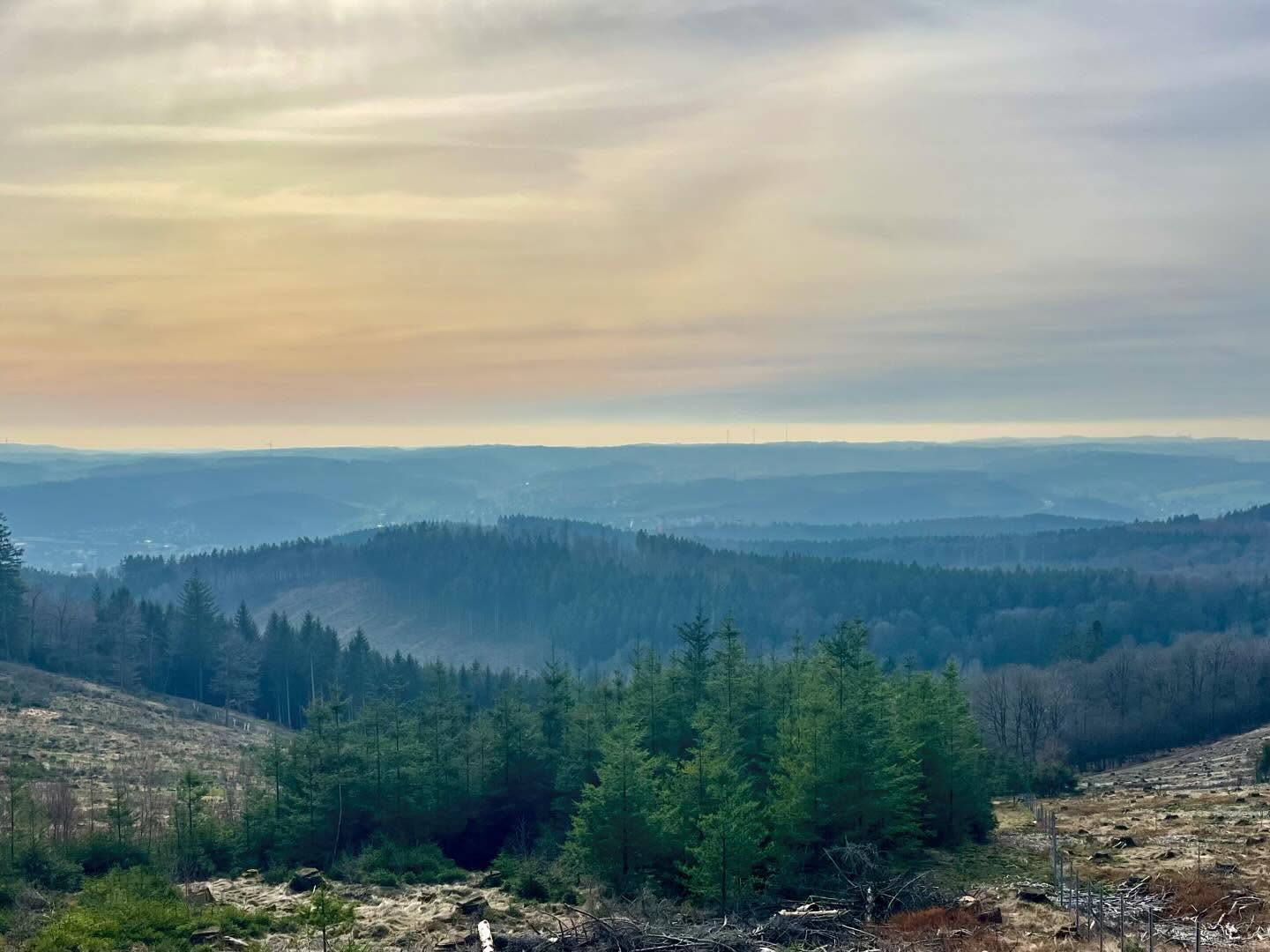 Martinshardt - Blick Richtung Kreuztal 608,5m #meinsuedwestfalen #martinshardt #kreuztal #müsen