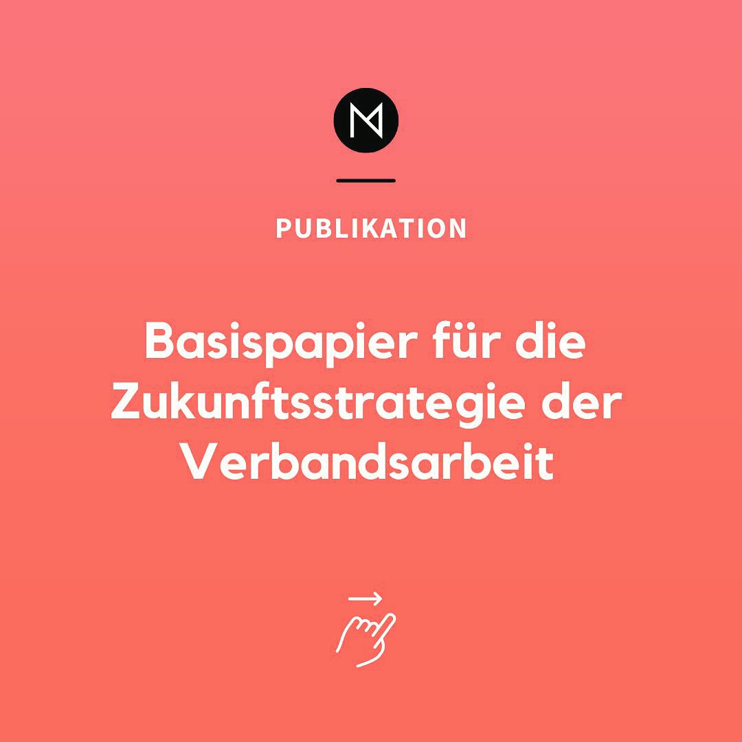 mediamus stellt sich zum 30. Jubiläum die Frage: Wie geht’s weiter mit der Verbandsarbeit? Welche Relevanz besitzt mediamus heute und welchen Auftrag hat der Verband? Welche Ziele soll mediamus verfolgen? In welchen Feldern sollte sich der Verband engagieren? Und braucht es den Verband in der heutigen Form überhaupt noch oder ist die Organisationsform «Verband» mit seinen starren Strukturen vielleicht nicht mehr zeitgemäss?
Diese und weitere Fragen wollen wir uns dieses Jahr stellen, um herauszufinden, in welcher Form mediamus zukunftsfähig bleiben kann. Im «Basispapier für die Zukunftsstrategie der Verbandsarbeit» erläutern wir, weshalb wir uns entschieden haben, gemeinsam mit unseren Mitgliedern eine Standortbestimmung vorzunehmen, Bedürfnisse zu klären und eine Vision für die Zukunft der Verbandsarbeit zu erarbeiten.
👆 Zum Basispapier gehts auf mediamus.ch