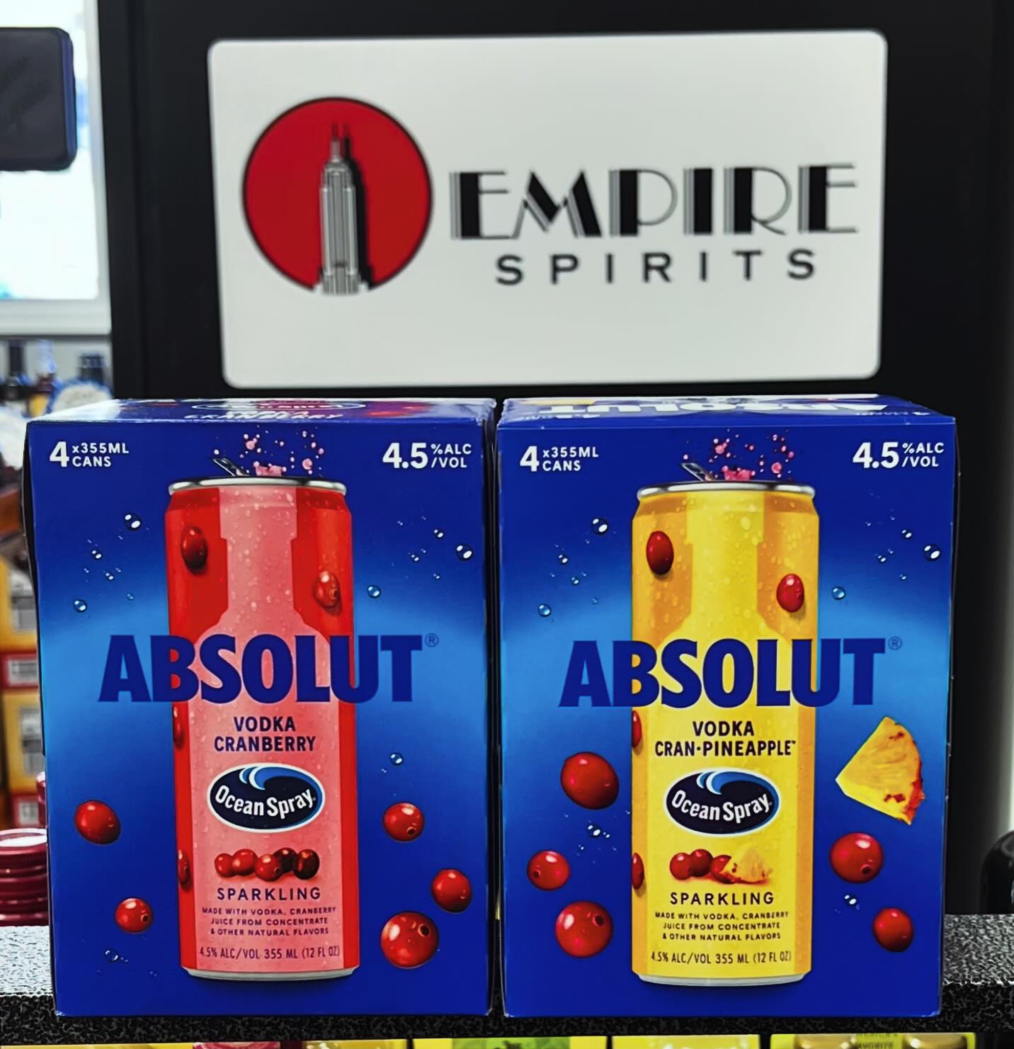 Ready to Drink Absolute Vodka Cranberry (and Vodka Cranberry Pineapple), Absolutely Awesome. #absolutevodka #readytodrink #vodka #onlyonaugusta #keepcalmandkeepdrinking