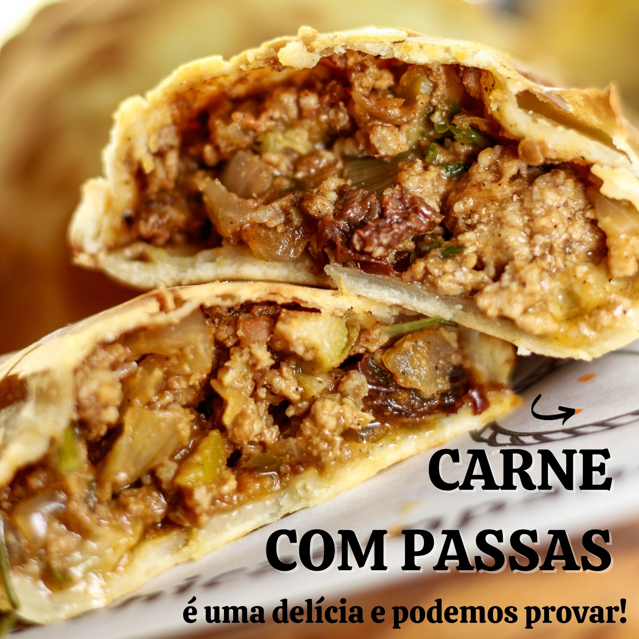 Carne com passas? SIM! ✌
É uma explosão de sabor que você não sabia que precisava, até dar a primeira mordida.
Experimente essa combinação, se surpreenda e vem aqui contar para a gente o que achou!
🧡🥟
#empanadas #empanadasartesanais