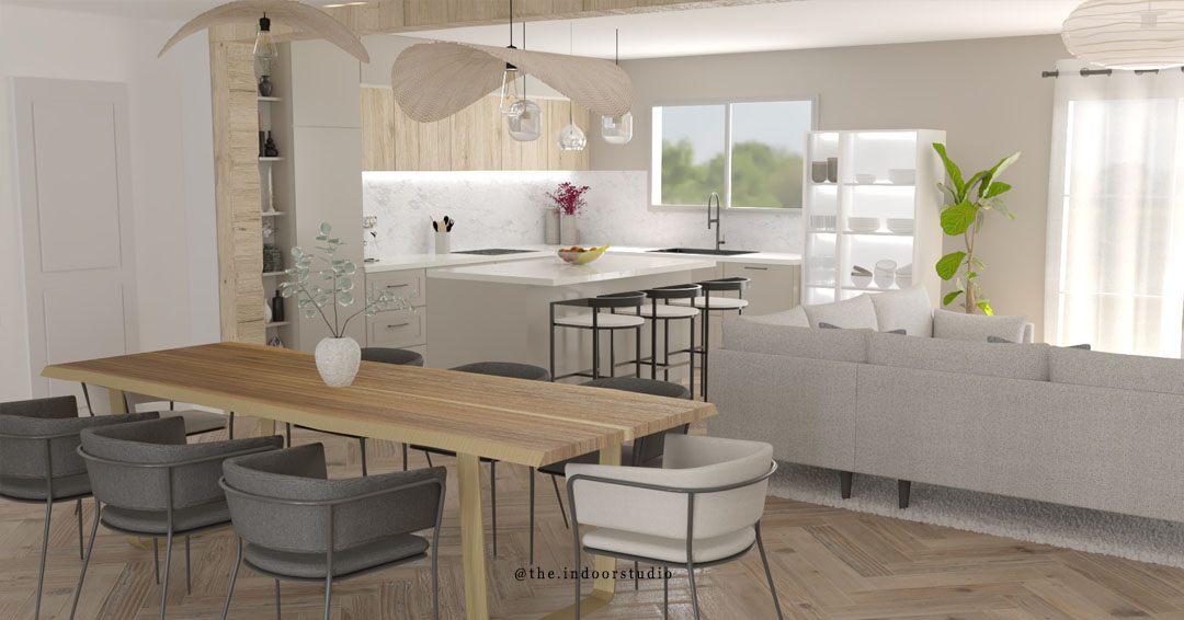 . Hello Wednesday .
Aménagement et décoration de ce séjour, dans des tonalités naturelles et modernes. ✨
Pour vous accompagner dans vos projets :
💌Sandy.theindoor@gmail.com
Ensemble, créons des espaces qui répondent à vos besoins!
Bonne soirée à tous ! 😊
#amenagementinterieur #interior #espaces #architectedintérieur #interiordesign #designdinterieur #archilove #deco #architecturedintérieur #home #interieur #agencement #design #décoration #sketchup3d #3dmodeling #archilovers #sketchup #vray #bordeaux