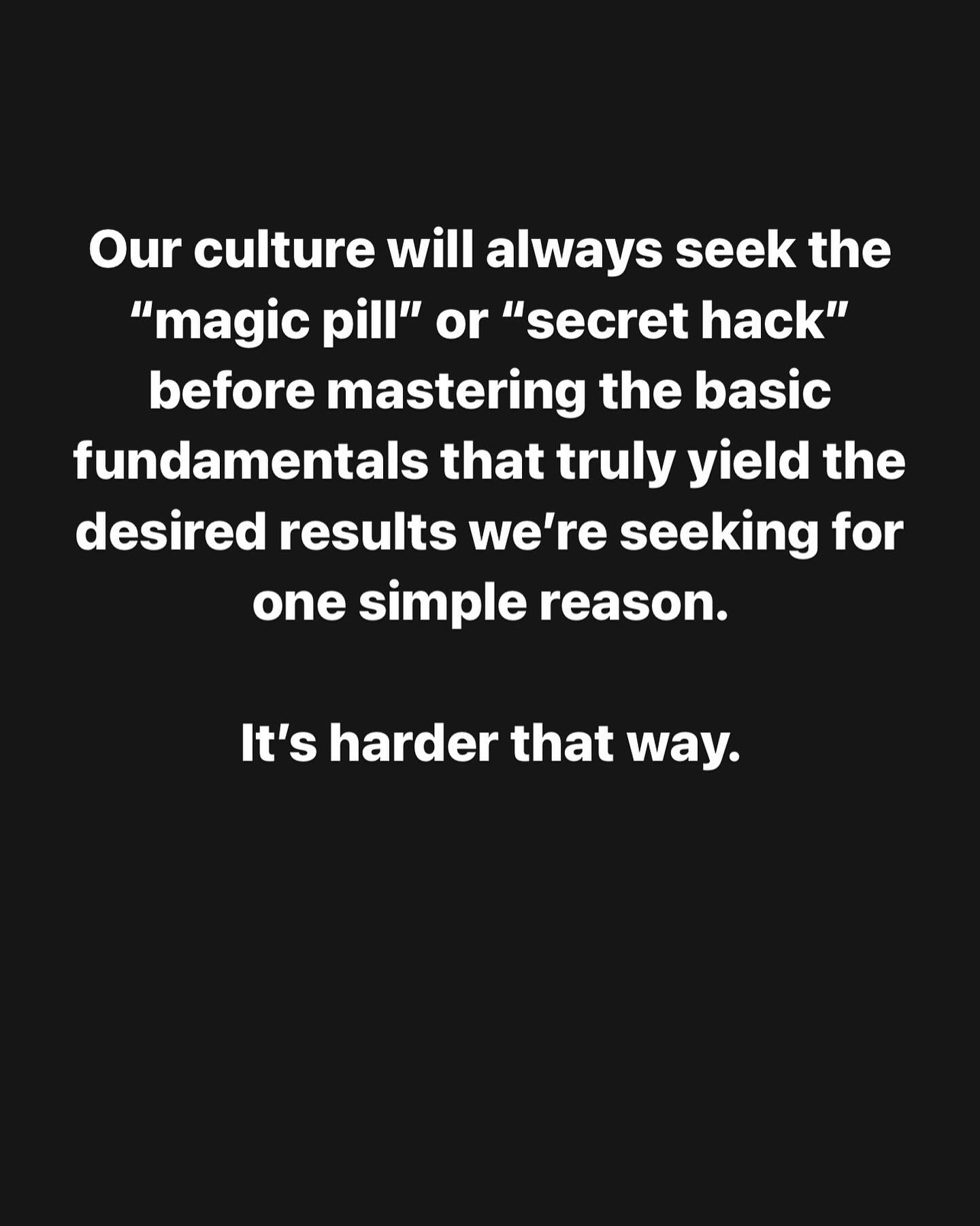 People love seeking out little “hacks” and tips they feel will be the breakthrough in their training yet their fundamentals of exercise mechanics are sorely lacking.
Here’s the only tip that really matters if you want to progress. You must be willing to completely change your mindset about exercise! Stop looking for easy and start looking for efficient!
You need more focus on internal awareness of what joints you’re moving and what muscles you’re contracting and less concerned on how many reps and sets. Volume without efficiency eventually leads to physical deterioration or a breakdown in mental and emotional willingness to continue long-term. Inefficient methods are by nature unsustainable.
Sustainable methods that yield real dividends requires you to be mentally present, fully engaged in every inch of every rep, and also requires a high level of effort that is progressed appropriately over the course of one’s entire life. Progress is also never linear and guaranteed to have its ups and downs, but the big picture trajectory should always be with the intention of moving forward.
This is a level of commitment that most are not willing to do and that is actually the fundamental core of their problem. #SVZperformance #ExperienceTheDifference #internalfocus #internalperformance #sustainableexercise #exercisemechanics #personaltraining #personaltrainer #fitness #workouts #muscle #customfitexercise #exercise #resistancetraining #supportsmallbusiness #strengthtraining #daviefl #plantationfl #sunrisefl #westonfl #coopercityfl