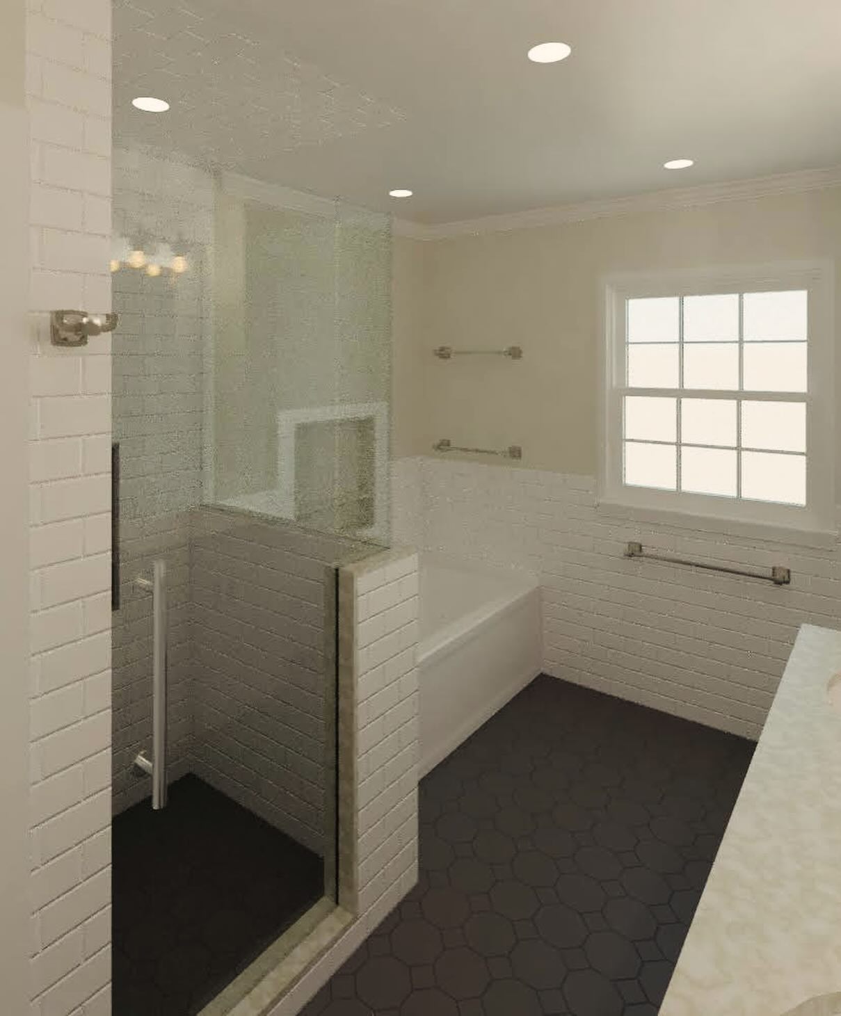 New bathroom rendering. #bathroom #renovation