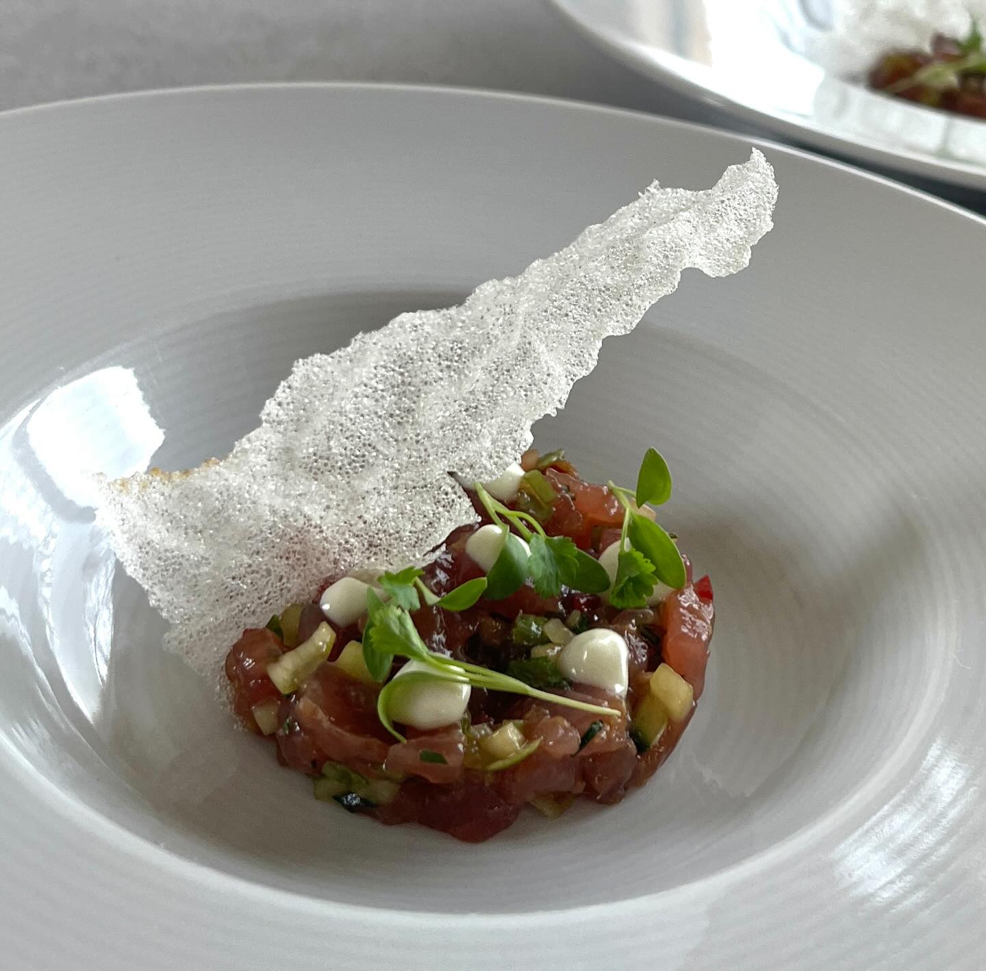 Tuna tartar with wasabi mayo, sesame, and fresh ginger. A lovely bespoke starter from a recent wedding tasting!
#weddingtasting #surreywedding #surreycatering #tunatartare #weddingfoodideas