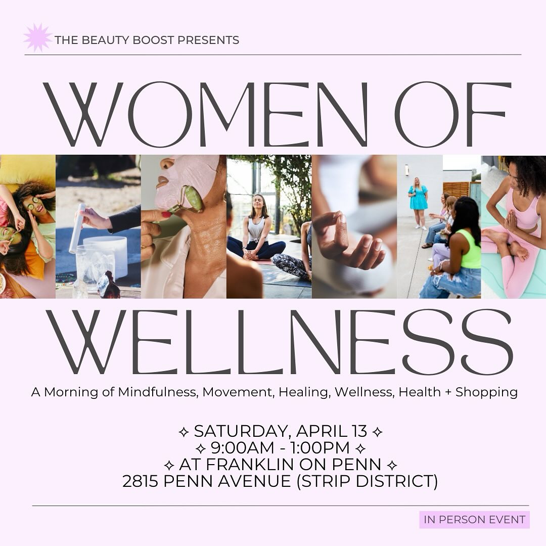 ***Closed***TICKET GIVEAWAY ✨🧘🏽♀️
Here’s your chance to win 2 free tickets to @thebeautyboost_pgh Women of Wellness event for a morning of movement, health and shopping!🌸
Women of Wellness Event Details
Saturday, April 13 at 9am
at @franklinonpennweddings 💐
Step into your Wellness Era with a morning of all things wellness - with group sessions like yoga, meditation, sound bath + more!, health + wellness hands on experiences like acupuncture + reiki, and shopping our favorite locally owned businesses!🧘🏽♀️
HOW TO ENTER
1. Follow
@girlsrunningshit
@thebeautyboost_pgh
2. Tag someone you want to go with you to this event✨
Winner will be selected on 4/8
*This giveaway is not associated, endorsed, or sponsored by Instagram. Winners must be local to the Pittsburgh area. No cash value.