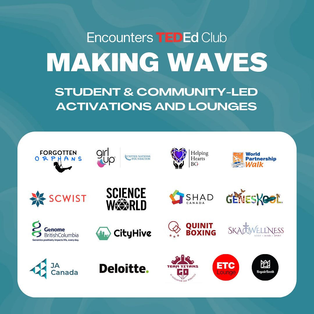 Announcing our 2024 Conference Student and Community–Led Activations and Lounges! Engage with Community Organizations and Club Members from across Canada, while participating in interactive activities and discovering your newest interests! Register now at the Link in Bio 🔗