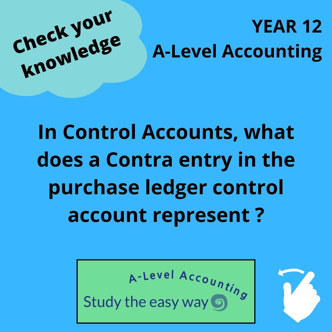 We’ll use the next few weeks, as exams approach, to revisit some topics from earlier in the year. If you identify any topics that you’re not sure about, please remember that there are topic videos on our website for every topic in the A-Level Accounting syllabus. Find us at www.studytheeasyway.com #alevelaccounting #alevels #alevels2024 #alevels2025