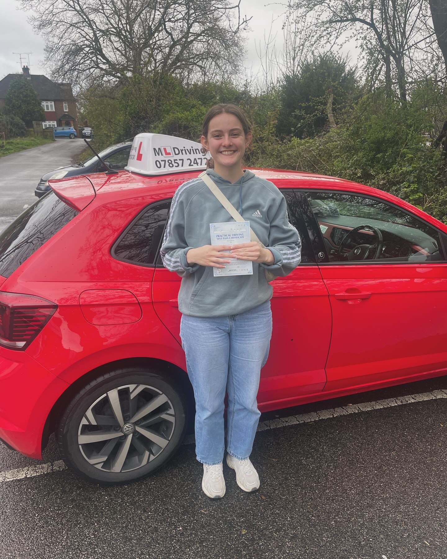 Congratulations to Katherine on an excellent drive this morning and nice feedback from DE Andrew .
Well done and see you on the road #drivingtestpassed #youdidit #safedrivingforlife