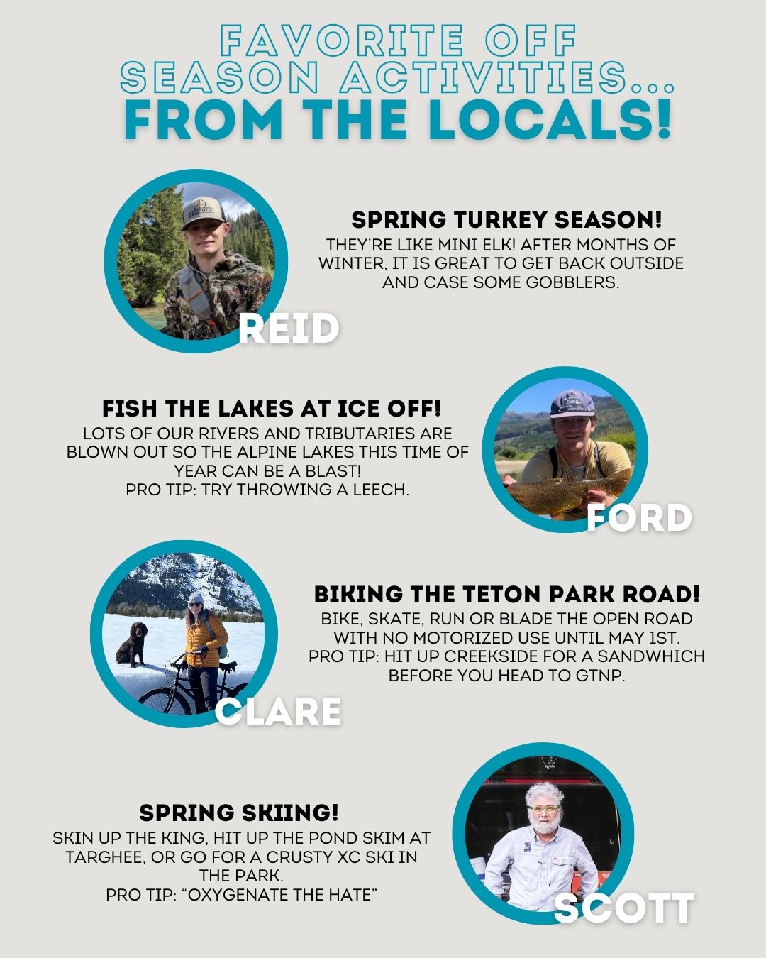 Off season?? Pshhh there is plenty to do this time of year!