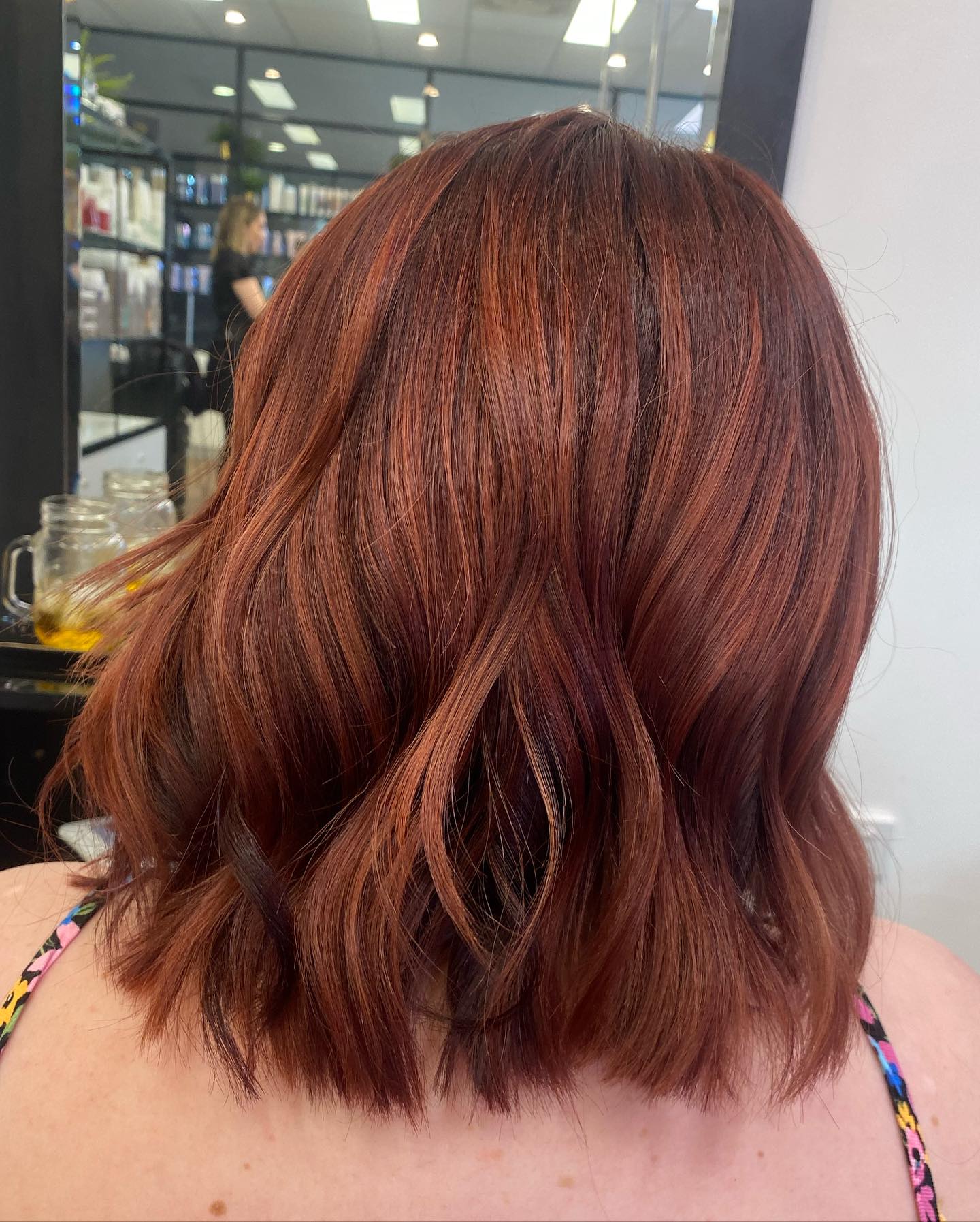 What a fun transformation! ☄️🔥💆♀️