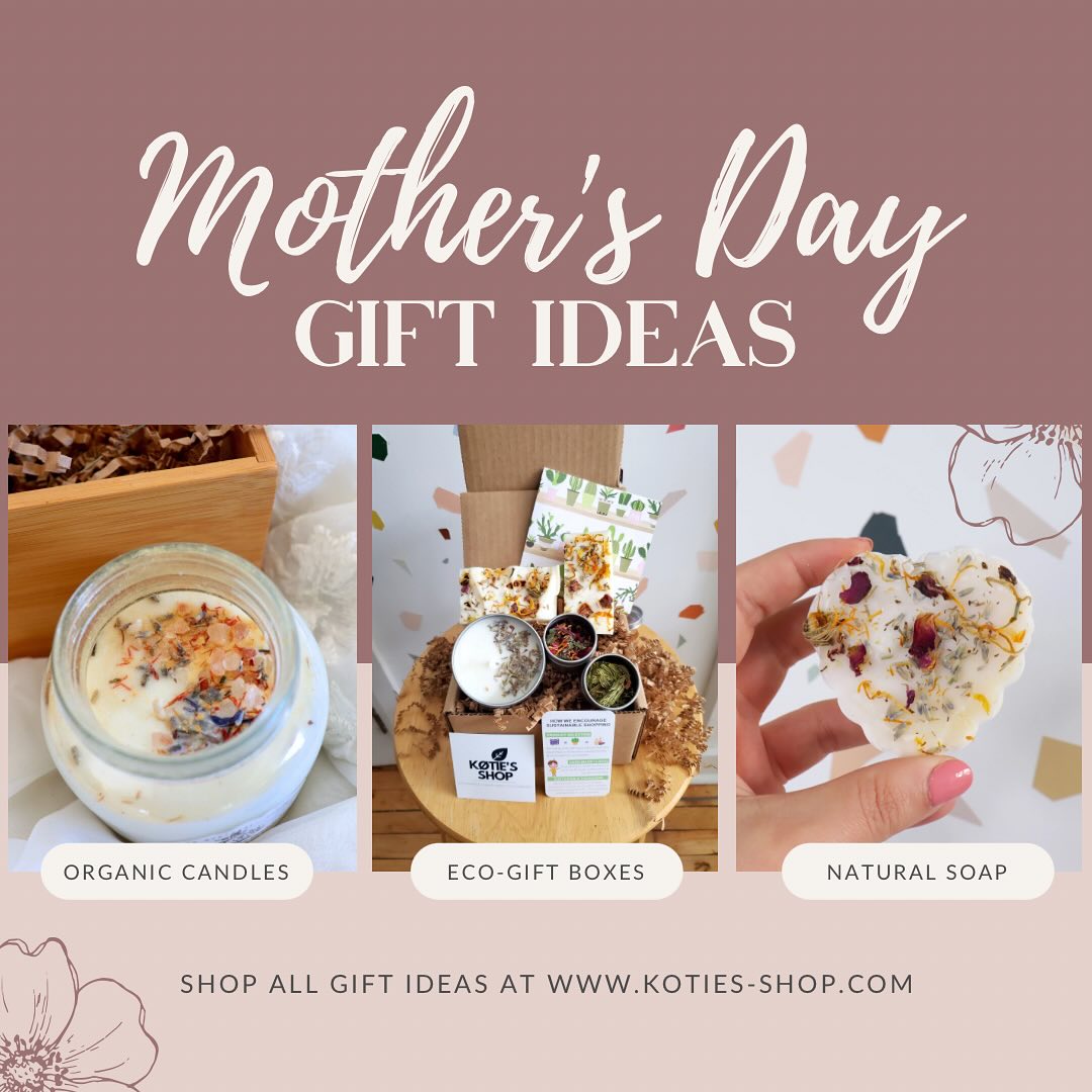 Mother’s Day just around the corner! Show Mom your love with eco-conscious gifts! 🌿 Celebrate Mother’s Day with our sustainable gift boxes, jam-packed with natural goodies that promote self-care and self-love. It’s the perfect way to show her and all the love she brings into your life. 💚 #MothersDay #EcoLove”
