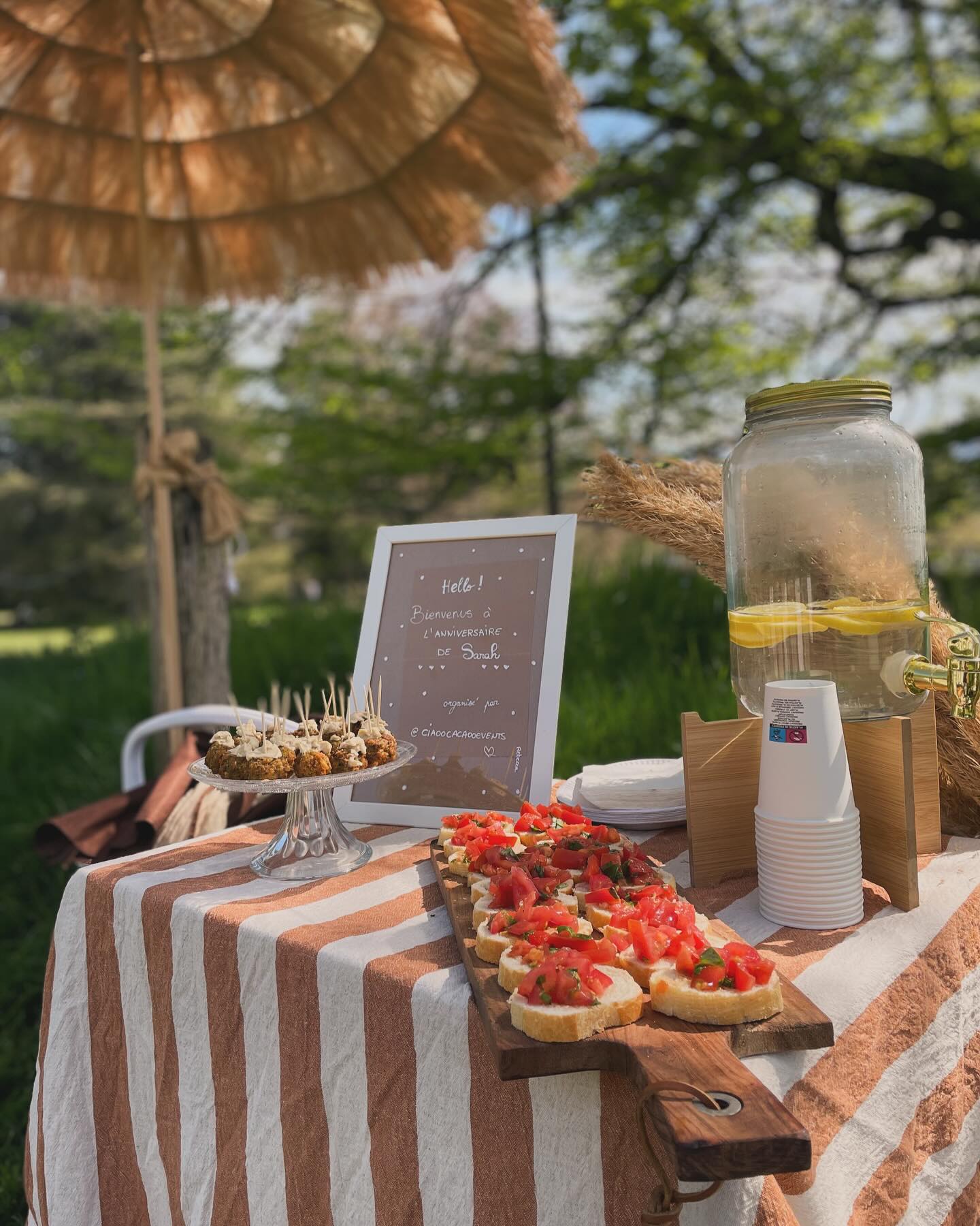 🤎🤍🔐Événement Privé 🔐🤎🤍
Dans ce magnifique parc choisi par mon incroyable cliente 🥰🌼
Merci de m’avoir fait confiance pour fêter ton Anniversaire ☀️🥳🎂