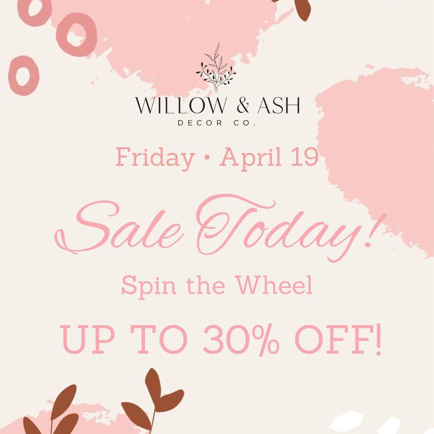Be sure to visit all of Shawano Downtown for Ladies Day! For anyone who makes their way over to us we have a SALE TODAY! ✨💃👜
Every customer can spin the wheel and win up to 30% OFF your total purchase!! We are open late today as well, from 10am-7pm. Hope to see you soon!
Located at 512 N. Main Street in Shawano. Across from Cellcome & Glas Coffee.
*Sale excludes vendor items*