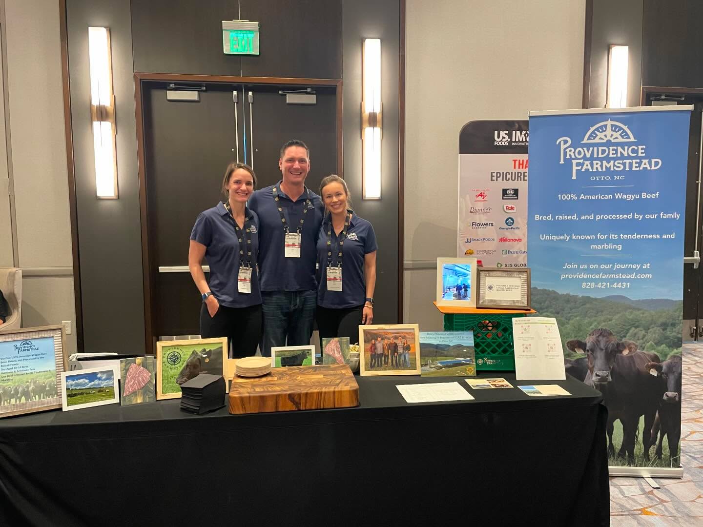 In November of last year, we partnered with US Foods to begin expanding our ability to deliver our family’s American Wagyu Beef to restaurants and markets in North Carolina and South Carolina.🚛
•
We are excited for the opportunity to increase the availability of our beef to kitchens, tables, and coolers across the region with the help of US Foods Distribution.🥩 With the food system constantly evolving, we look forward to more customers having access to a high-quality, local product produced by our family and processed by our team.
•
Last week we were honored to represent our farms at US Foods Immersion Event in Cherokee, NC. It was wonderful seeing some familiar faces and connecting with new ones. We are thankful for the support of customers who have and continue to purchase from us directly and through our partnership with @us_foods .🌱🙏🏼