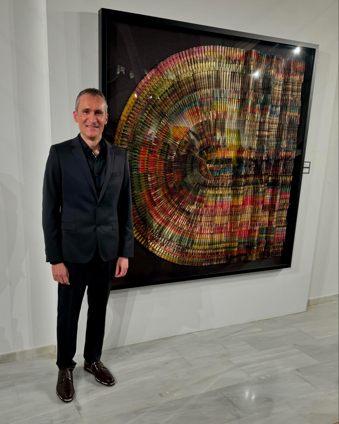Super content i agrait al jurat i al poble de Benissa per guanyar el XLll Certamen de Pintura Salvador Soria de Benissa 2024 #pintura #artecontemporaneo #benissa
