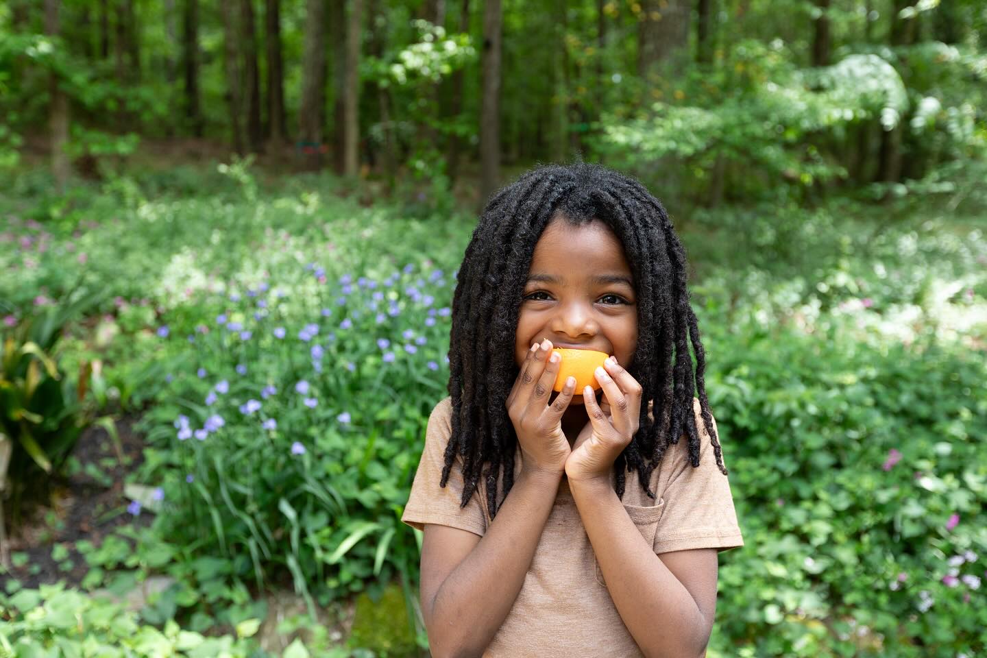 Citrus smiles from my beautiful child. Wishing you a beautiful day from my tribe to yours.