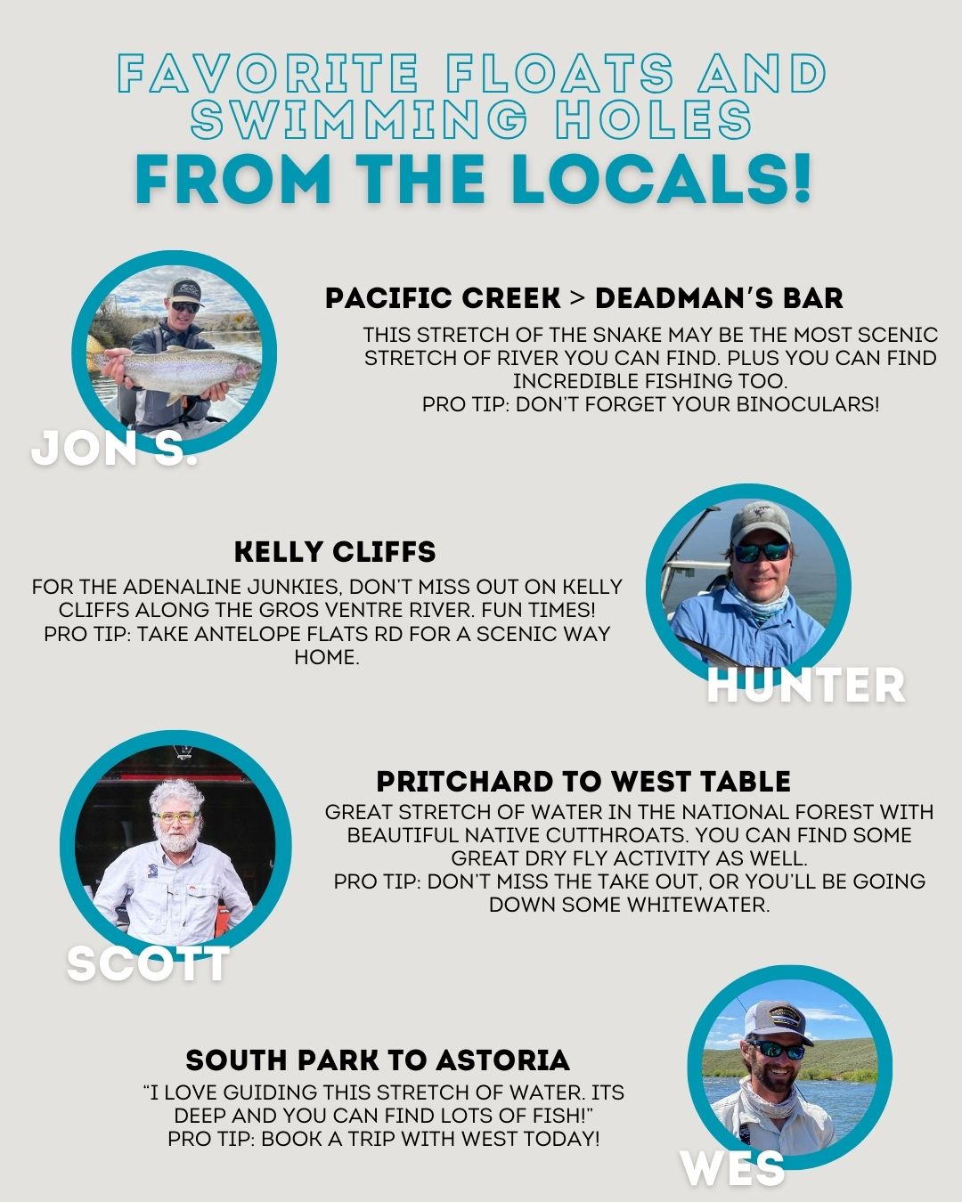 ☀💦🚣♀️ Four river spots to your summer bucketlist ...
#jacksonhole #visitjacksonhole #jdhighcountry #jacksonwyoming #wyomingexplored #explorewyoming #jhdreaming