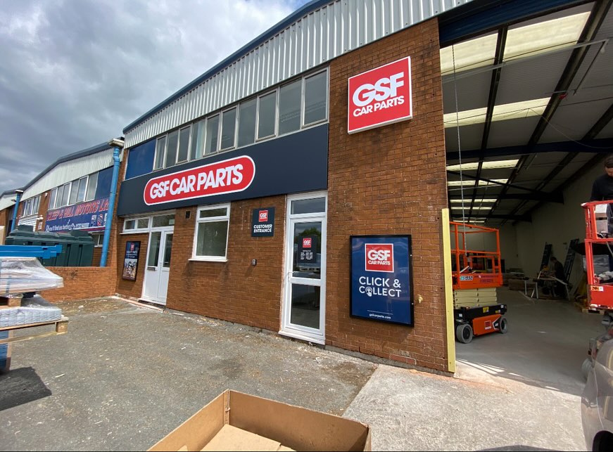 GSF Saltash, Cambourne and Chard. #signs #flexface #installs #nationwide