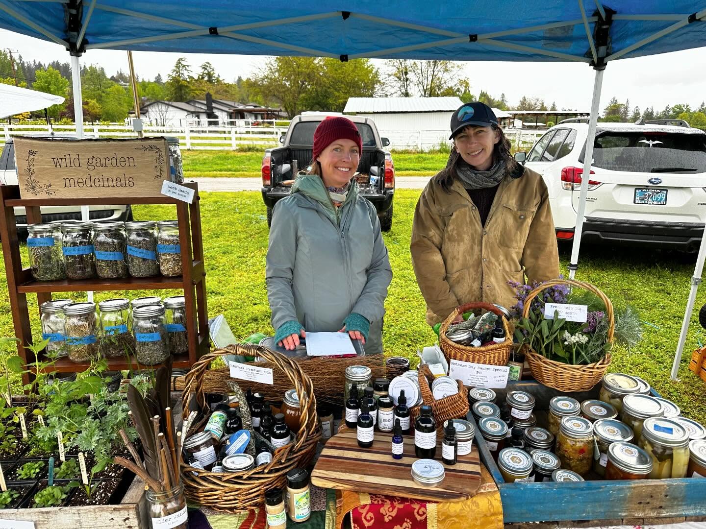We braved the rain and sleet for mayday fair at madrone trail! Thanks to the community for your support and especially the fantastic @rivergirl17 for all of your hours, efforts and expertise!