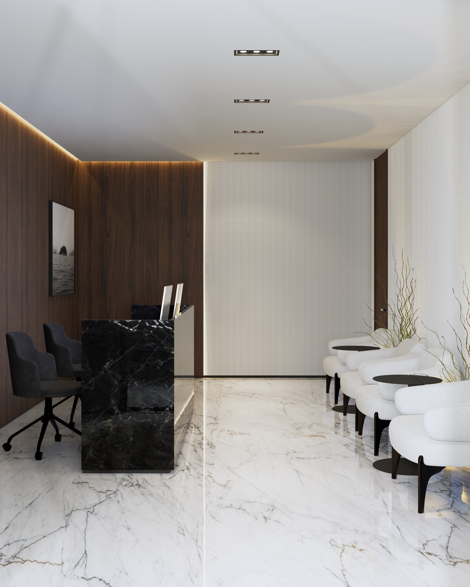 Recepção para clínica
#architecture #interiordesigner #clinic #minimalism