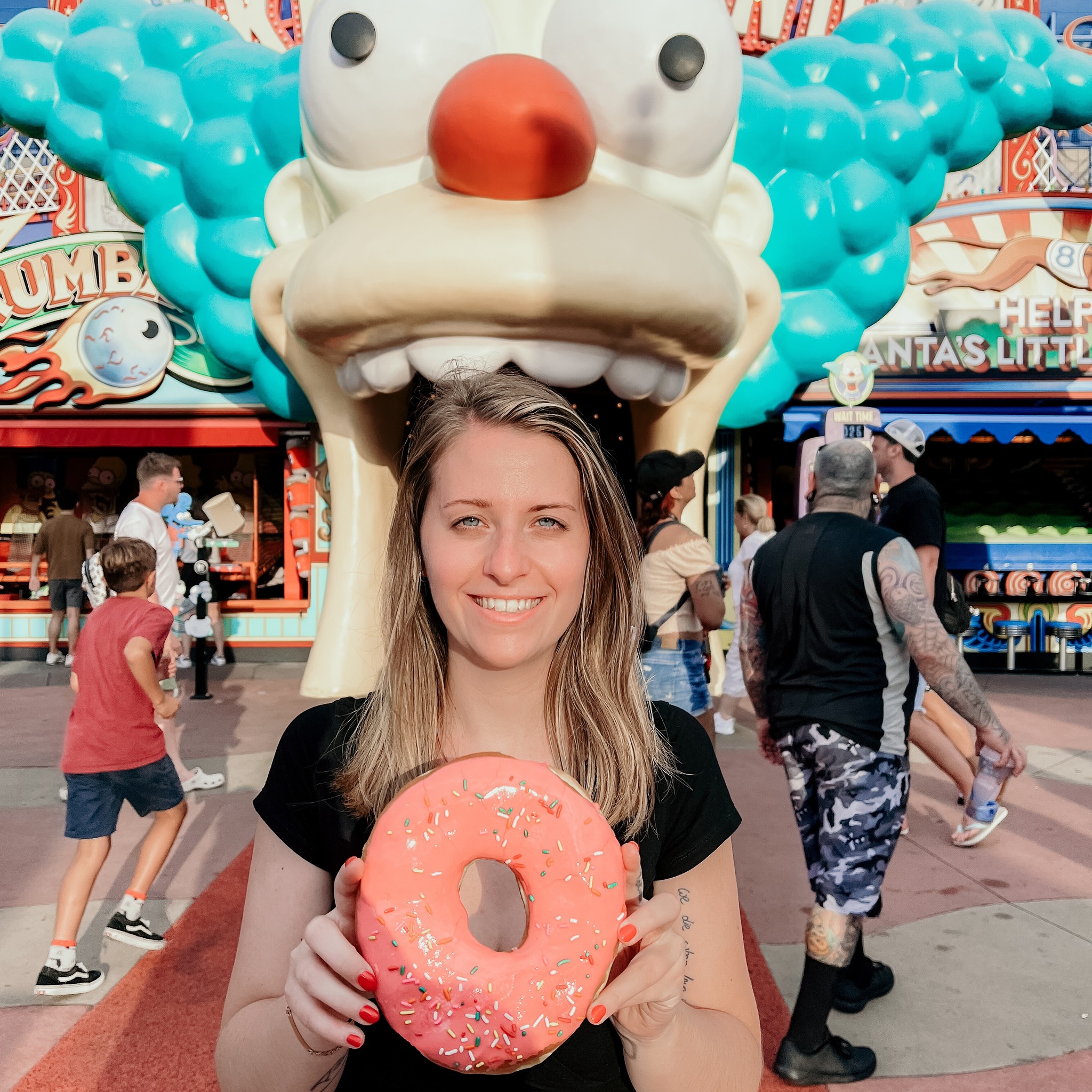 Souvenirs d’un séjour à Orlando avec ce donuts plus gros que ma tête 😂