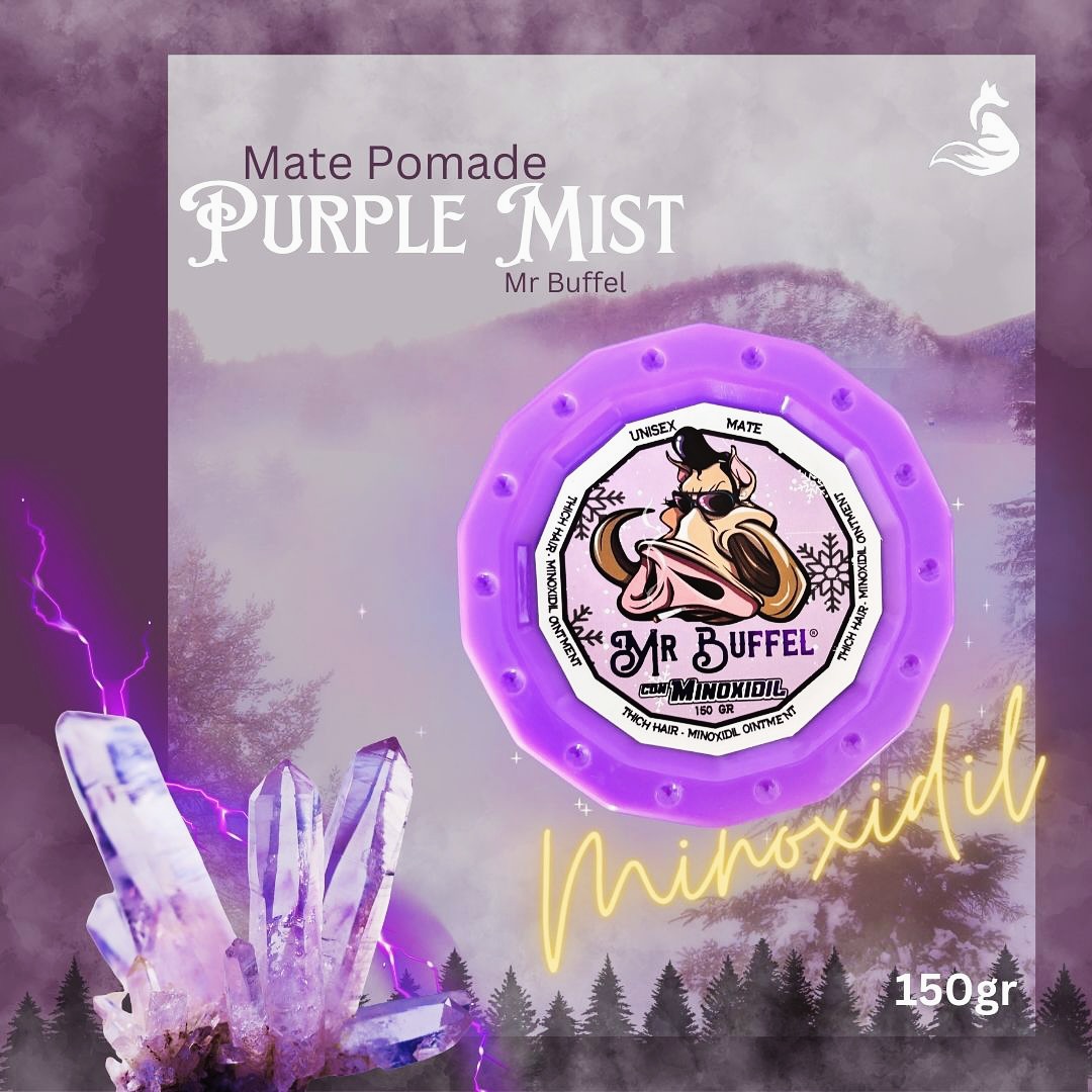 Define Your Style with Confidence! 💜
Introducing @mr_buffel Purple Mist Matte Pomade with Minoxidil, now in a convenient 150g. Perfect for men who prefer a matte finish and appreciate the benefits of minoxidil for hair care. This pomade not only styles but also nourishes your hair, promoting growth and thickness.
✨ Why You’ll Love It:
• Matte Finish: Achieve a clean, non-greasy look that lasts all day.
• Nourishing Formula: Infused with minoxidil to support hair health and thickness.
• Refreshing Fragrance: Enjoy the subtle and invigorating scent of Purple Mist.
Whether you’re crafting a sleek hairstyle or boosting hair vitality, Purple Mist Matte Pomade with Minoxidil ensures you look and feel your best.
#MattePomade #PurpleMist #MrBuffle #HairCare #Minoxidil #GroomingEssentials #MensCare #HairStyle #HairGrowth #MatteFinish #DailyRoutine #HairThickening #ConfidenceBoost #menwithstyle