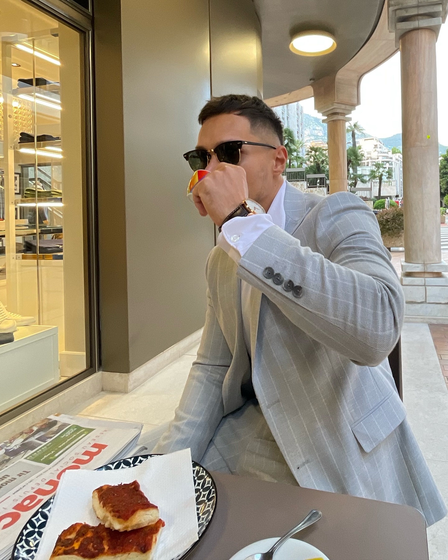 These days in #cotedazur and Monaco were amazing! Atmosphere during Grand Prix de Monaco 🇲🇨was unbeatable and I’m glad that @charles_leclerc of @scuderiaferrari won it. 🏆
#montecarlo #monaco #grandprixdemonaco