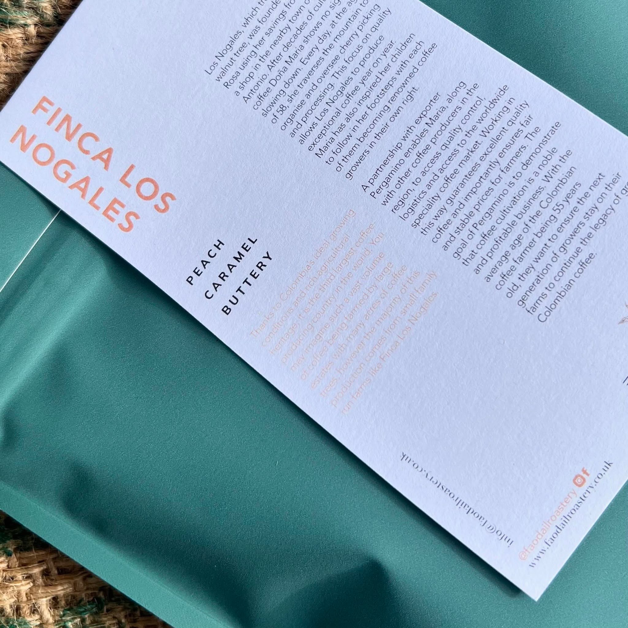 A sweet and peachy new coffee has just been added to the website! 🇨🇴