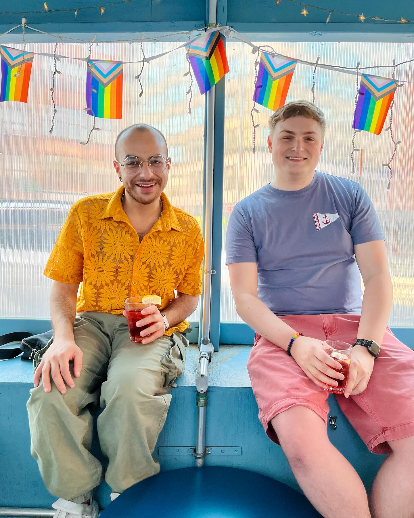 Think running out of tables at happy hour makes it official. Happy Pride! 🏳️🌈