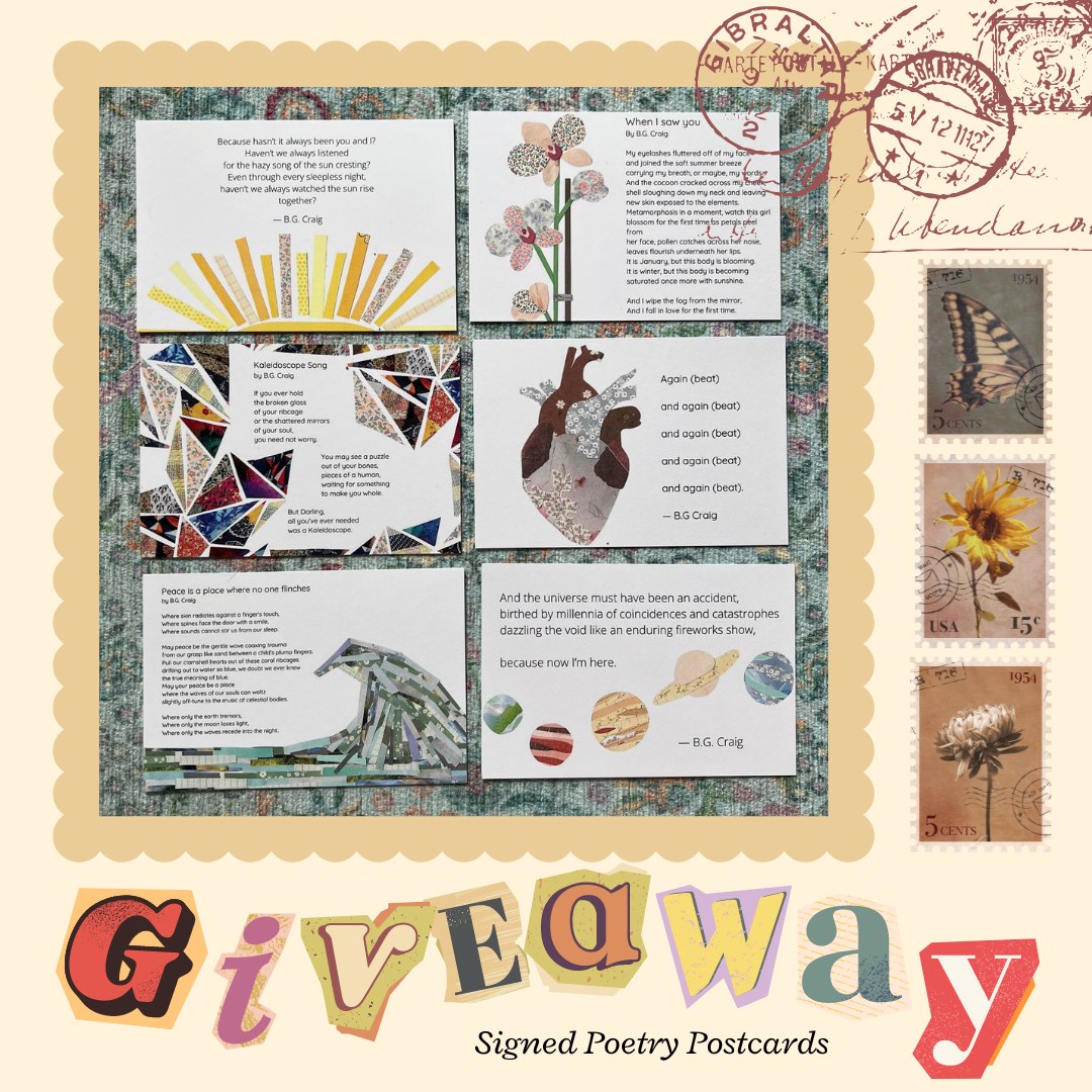 GIVEAWAY TIME🥳📬💌🥳 Today I'm giving away a couple of signed poetry postcards that feature art and poems by yours truly!
You can enter this giveaway by any or all of the following methods:
🌸 Leaving a comment (1 entry)
🌸 Tagging a friend (1 entry per tag)
🌸 Sharing this post to your story (3 entries)
I'll close the giveaway in two days on June 26th and contact the winners!
Winners will get to pick their postcard and I'll mail it out to you with a little handwritten note!! 🥰📬💌
⚠️Online safety note - If you win, I'll contact you through THIS account (and only this account). I will only ask for your mailing address and will not ask for any other information or ask you to click any links. Be mindful of scam attempts out there and never click links from unknown folks online!
Tags:
#giveawaytime #giveaways #giveawayalert #poetry #allthebroodingflowers #instagiveaway #poetrypostcards #postcards #poems #poetsofig #giftideas