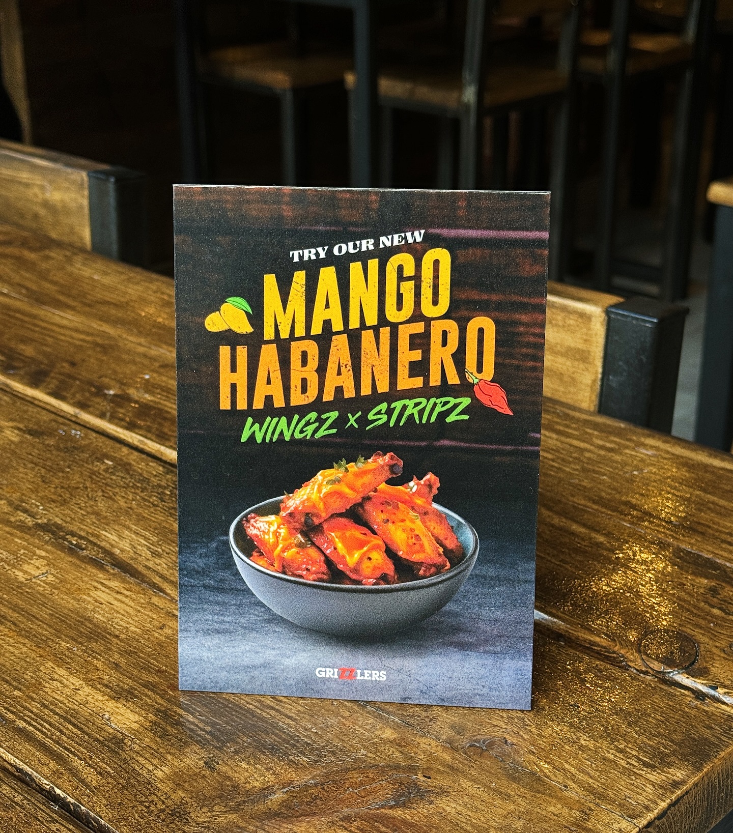 Come try our new fried Wingz / Stripz flavourโฆ. Mango Habanero. Sweet & Spicy ๐ฅ๐ถ๏ธ