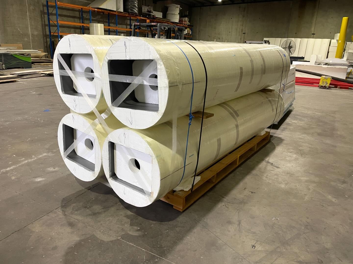 It’s much faster, easier and cheaper to form rectangular concrete columns with tube forms from Bespoke Formwork. Any shape, less labour, Ezy as. #bespokeformwork #concretecolumns #formatube #concretecolumns