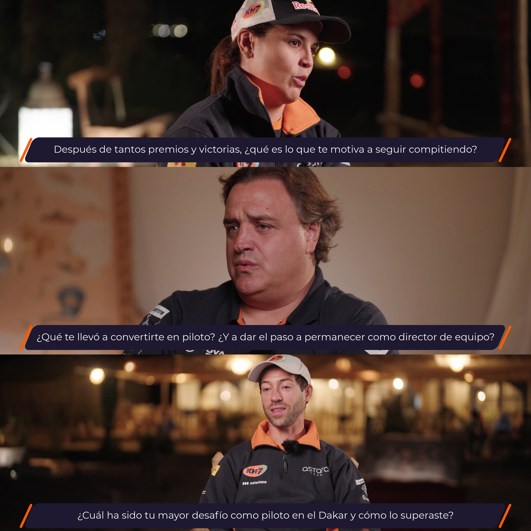 🎤🚗💨 ¡Nos enorgullece haber llevado el espíritu del Dakar a todos vosotros! Tuvimos el privilegio de entrevistar a los valientes pilotos que enfrentaron los terrenos más extremos en esta épica competencia. 🌟
A través de sus palabras, descubrimos historias de coraje, los desafíos más duros que superaron y los momentos de gloria que vivieron en cada etapa. 🏁🏆 Gracias a sus testimonios, pudimos sentir la esencia del Dakar de una manera única y emocionante. 🌍🎥 #EntrevistasDakar #AventurasVividas #HistoriasDeValentía 🏍️🚀