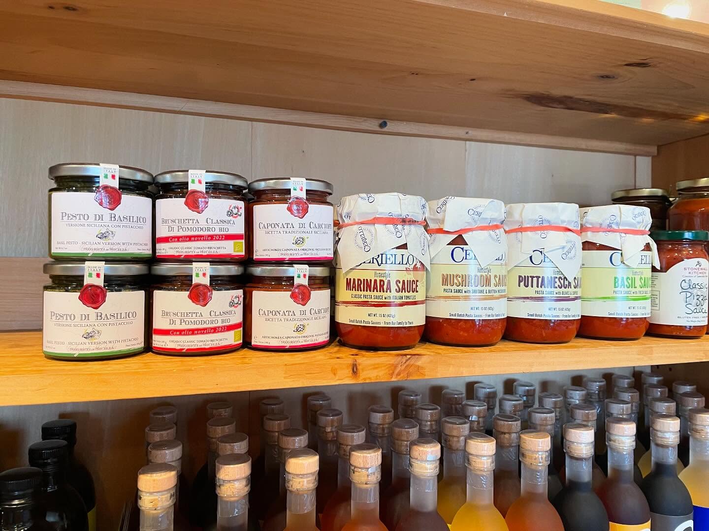 New shipments of Ceriello Pasta Sauces and Frantoi Cutrera Bruschetta, Caponata and Pesto Sauces and Spreads. #shopmendonoma #gualalaca #searanchcalifornia #shopsmall #shopsmallbusiness #TheKoastalKitchenShop #YourKreativeKitchenShop #KoastalKitchenGualala #GourmetGoodies #gourmet #budgetgourmet #foodie #GualalaFoodies #SeaRanchFoodies