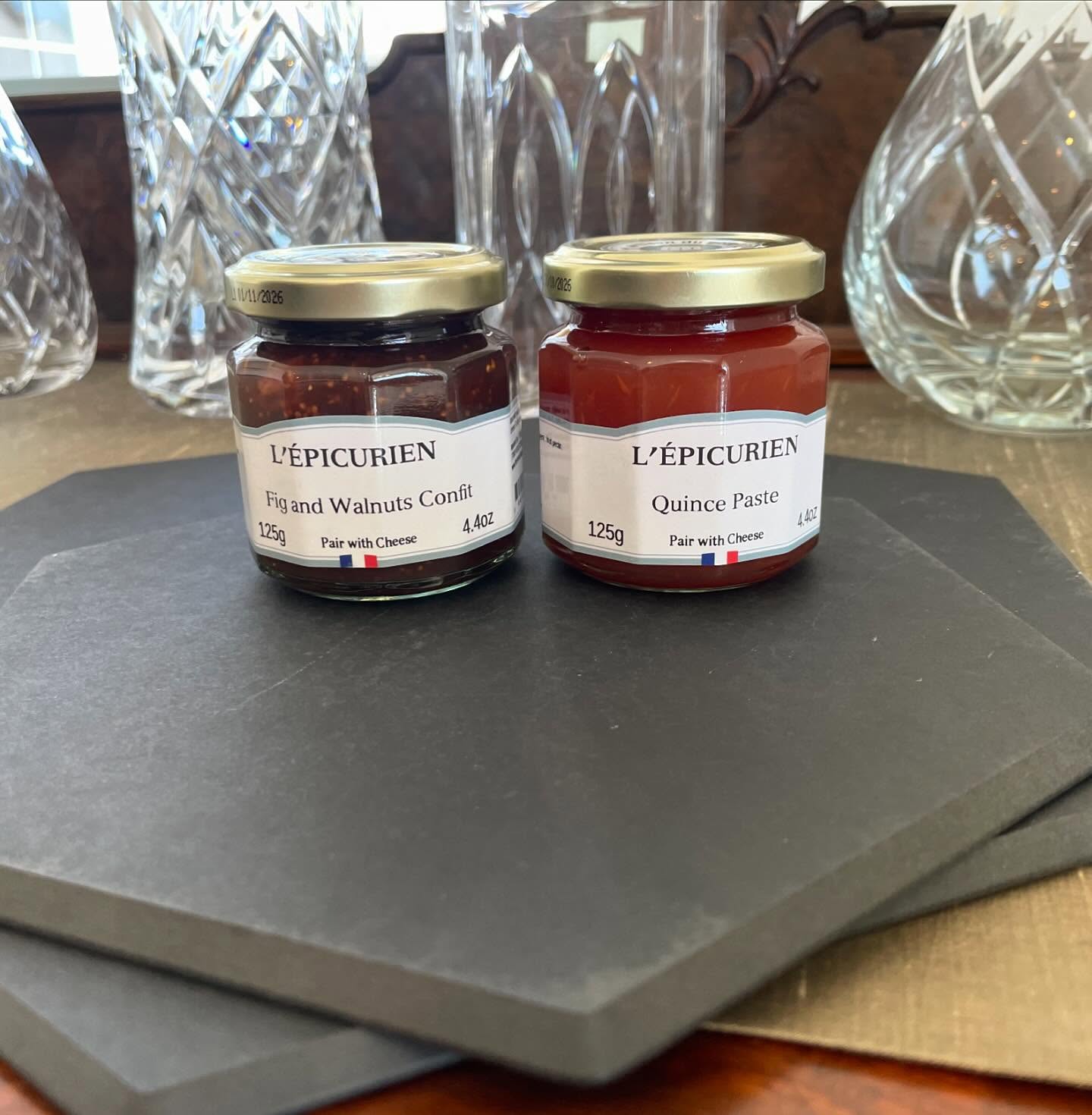 Epicurean boards back in stock including their display hexagon boards for cheese and charcuterie servings. We also have L’Epicurean Quince Paste and Fig and Walnuts Confit to pair with a variety of cheeses. #shopmendonoma #gualalaca #searanchcalifornia #shopsmall #shopsmallbusiness #TheKoastalKitchenShop #YourKreativeKitchenShop #KoastalKitchenGualala #GourmetGoodies #gourmet #foodie #GualalaFoodies #SeaRanchFoodies