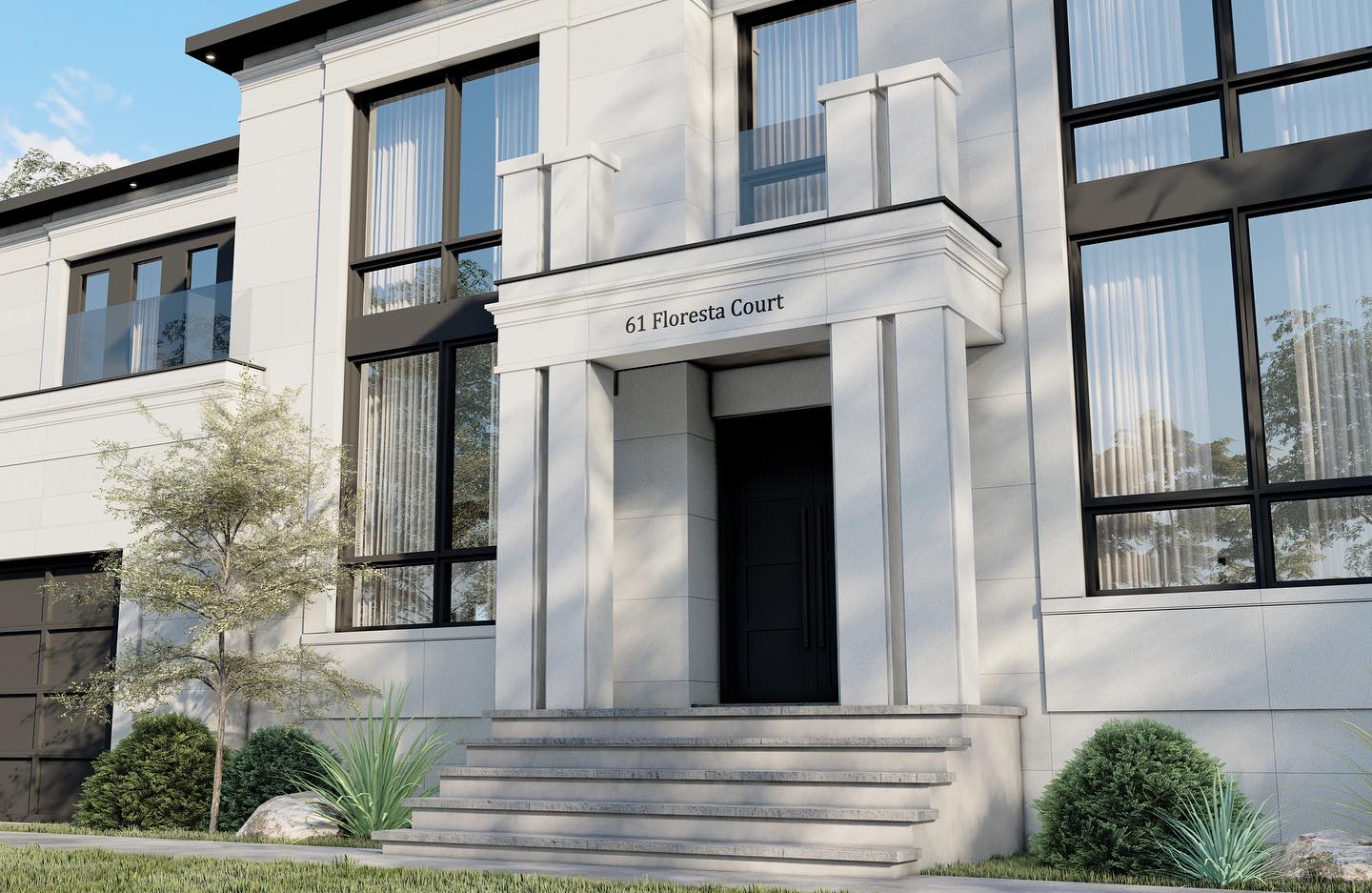 Where strength meets style, did you know we prefabricate our columns and install them for you on site, along with all of our other accents and panels? DM us to discuss the possibilities for your next project #buildsmart #architecture #customhomes #torontocustomhomes