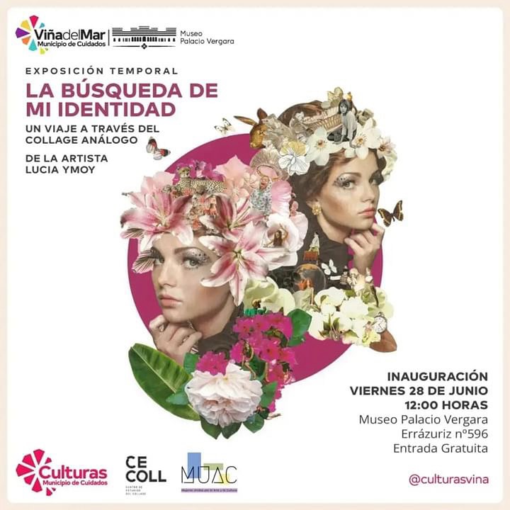 El Municipio de Cuidados de Viña del Mar invita a la exposición de “La búsqueda de mi identidad”: Un viaje a través del collage análogo”, exposición de Lucia Ymoy @luciaymiotroyo del viernes 28 de junio, al domingo 28 de julio, en el Museo Palacio Vergara, ubicado en Errázuriz nº596. @museopalaciovergara @culturasvina
El Departamento de Cultura presenta esta muestra que ofrece una exploración íntima de las experiencias personales de la artista en diferentes etapas de su vida, abordando temas como el autorretrato, el abuso sexual y psicologico, la salud mental, la relación de pareja y el patriarcado.
Estas obras se expresan a través de la técnica del collage análogo de manera intuitiva, nutriéndose de la historia y proceso de sanación de la artista, los que las narrativas internas del subconsciente encuentran su voz.
“La búsqueda de mi identidad: Un viaje a través del collage análogo” se presenta con entrada gratuita desde el viernes 28 de junio.