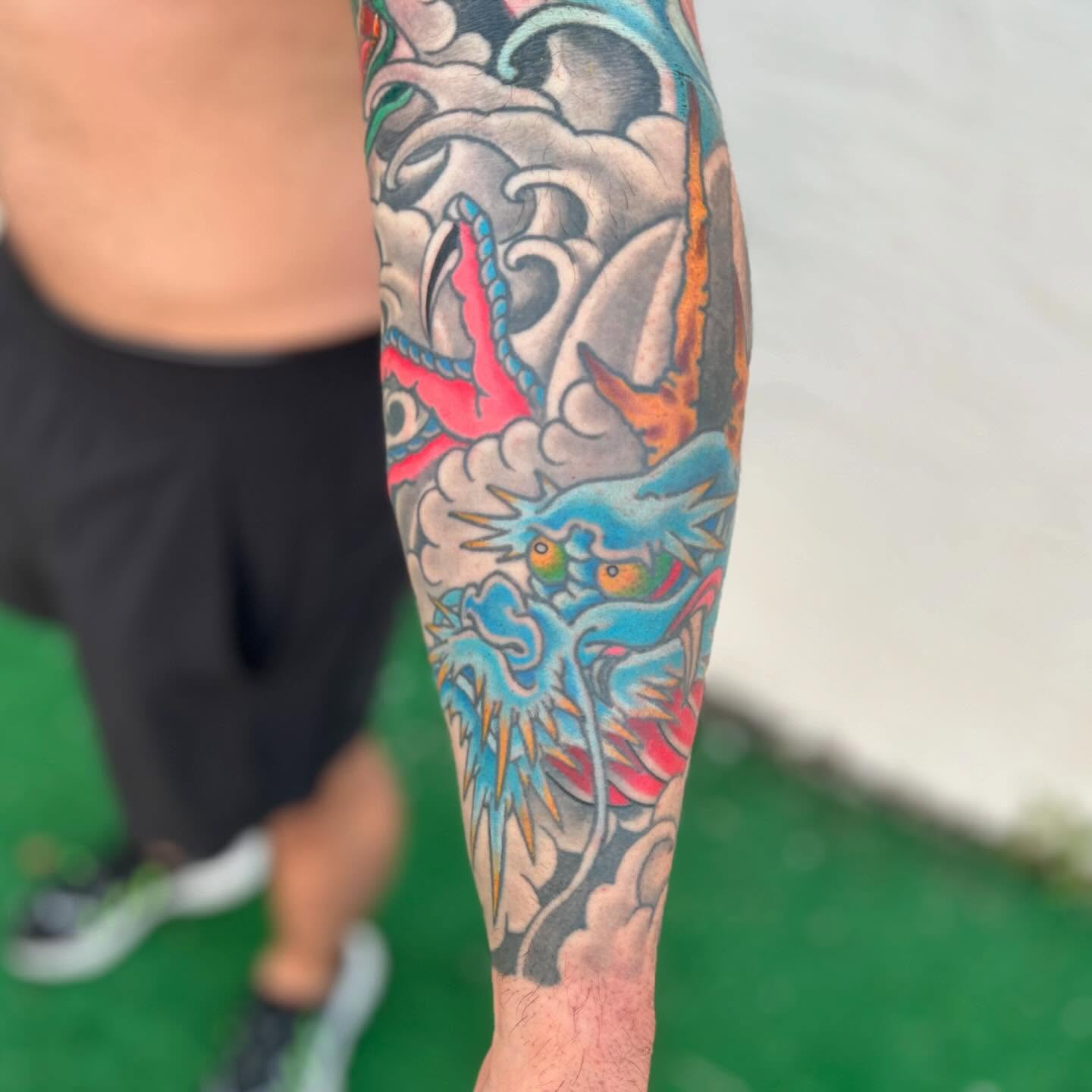 Dragon by @jerrybladestattoo