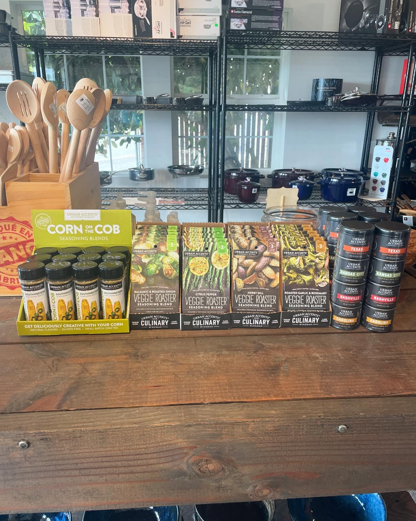 Stonewall Kitchen re-stock! Come get some new flavors for the barbecue and grill. Southwestern Corn on the Cob Seasoning, Veggie Roasters for your asparagus, potatoes, brussel sprouts and broccoli. Or a great host/hostess gift with the Urban Accents BBQ Road Trip Tower regional bbq rubs. #shopmendonoma #gualalaca #searanchcalifornia #shopsmall #shopsmallbusiness #TheKoastalKitchenShop #YourKreativeKitchenShop #KoastalKitchenGualala #GourmetGoodies #gourmet #budgetgourmet #foodie #GualalaFoodies #SeaRanchFoodies