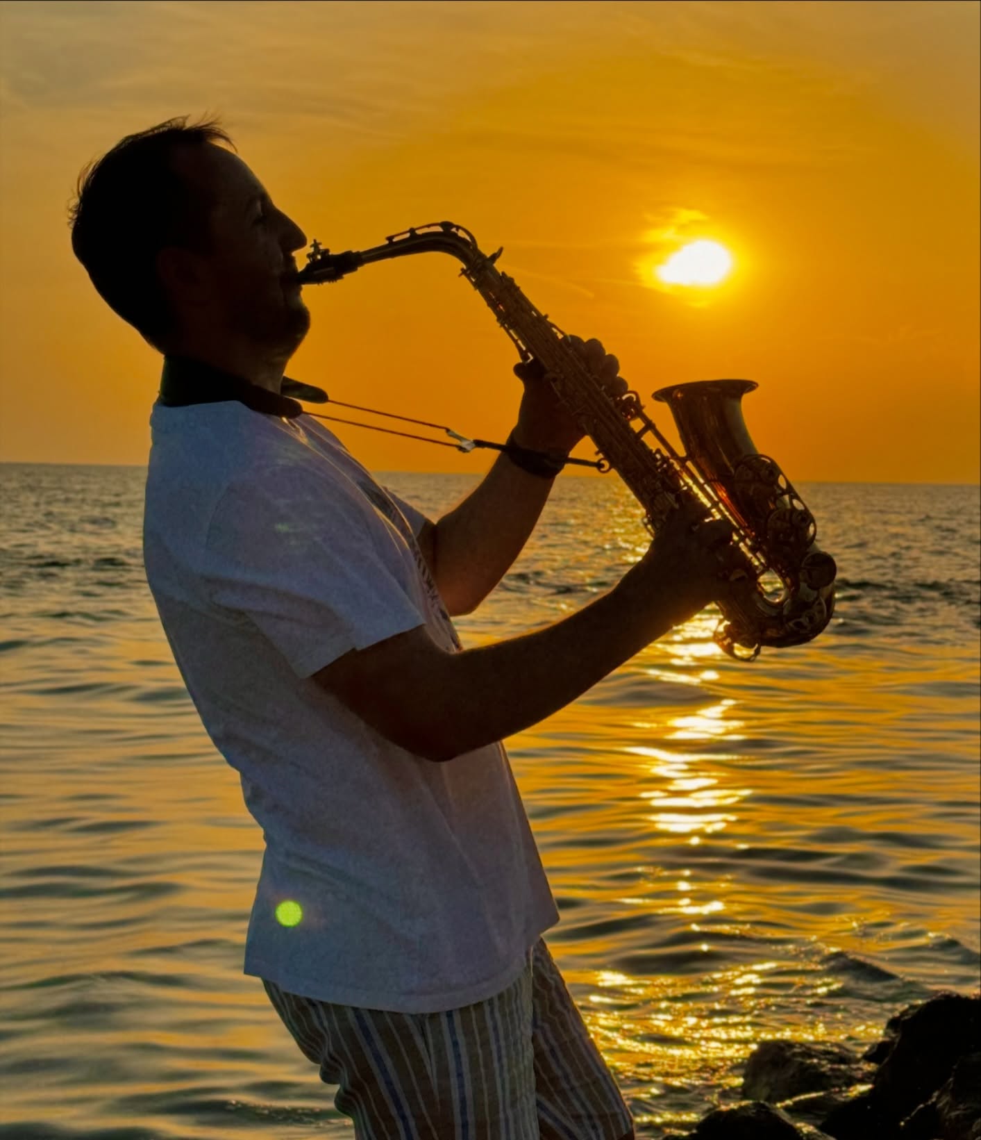 🎷🌞🎵😎 *
*
*
Foto: @karin.bader.5667 danke !! 🤗🎵.
*
#saxophone #sunset #piran #slovenien #lovemusic #summervibes #saxophonevibes #goodvibes