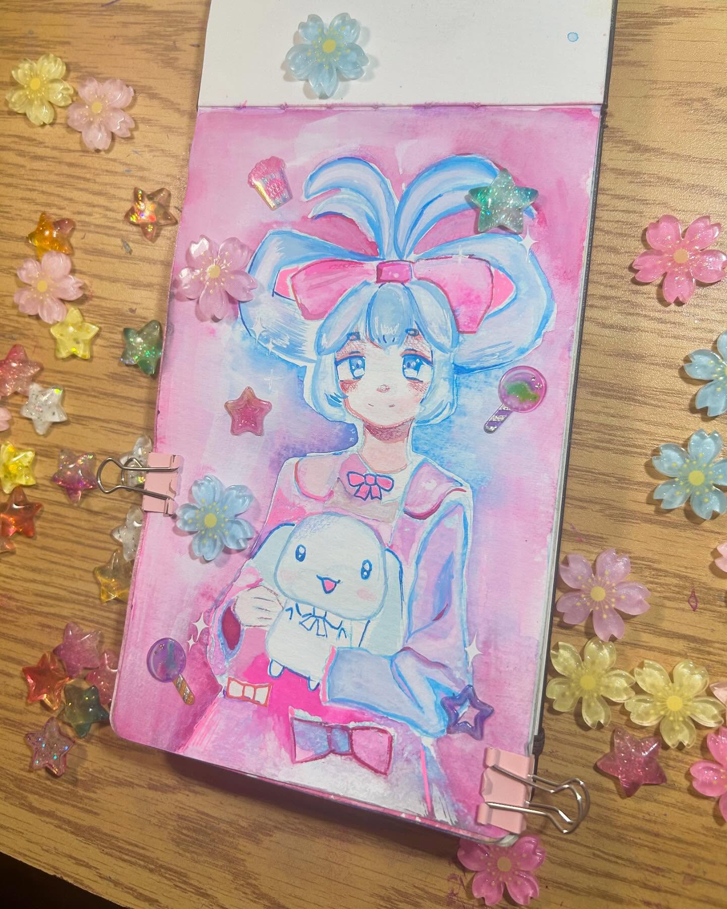 miku x cinnamoroll :3
#hatsunemiku #sanrio #gouache #cinnamoroll
