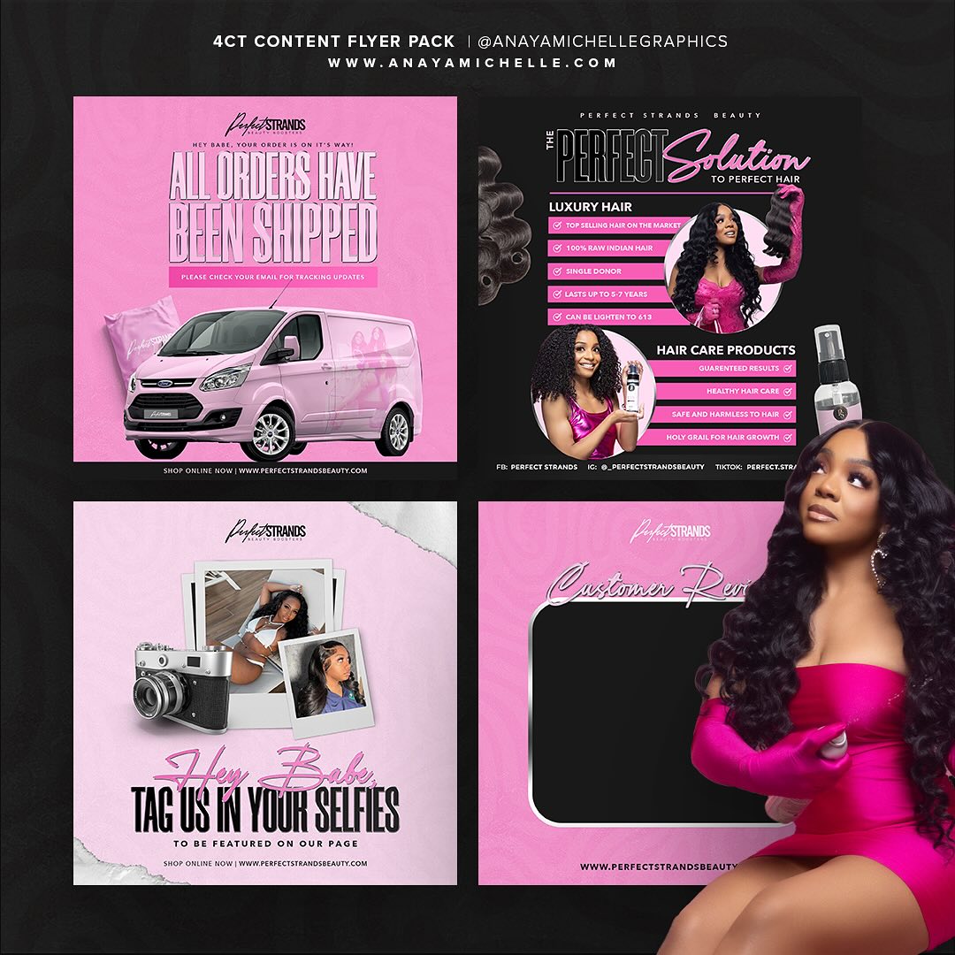 4ct Content Flyer Pack ✨
Your Brand, Our Canvas
- Set your business apart from competitors
- Create a recognizable brand
- Communicate your brand’s value/message/story
Click the link in my bio or visit anayamichelle.com to purchase your designs ✨
#memphis #mississippi #design #adobe #contentflyer #explorepage #branddesigner #memphisdesigner #anayamichellegfx #advertisement #explorepage